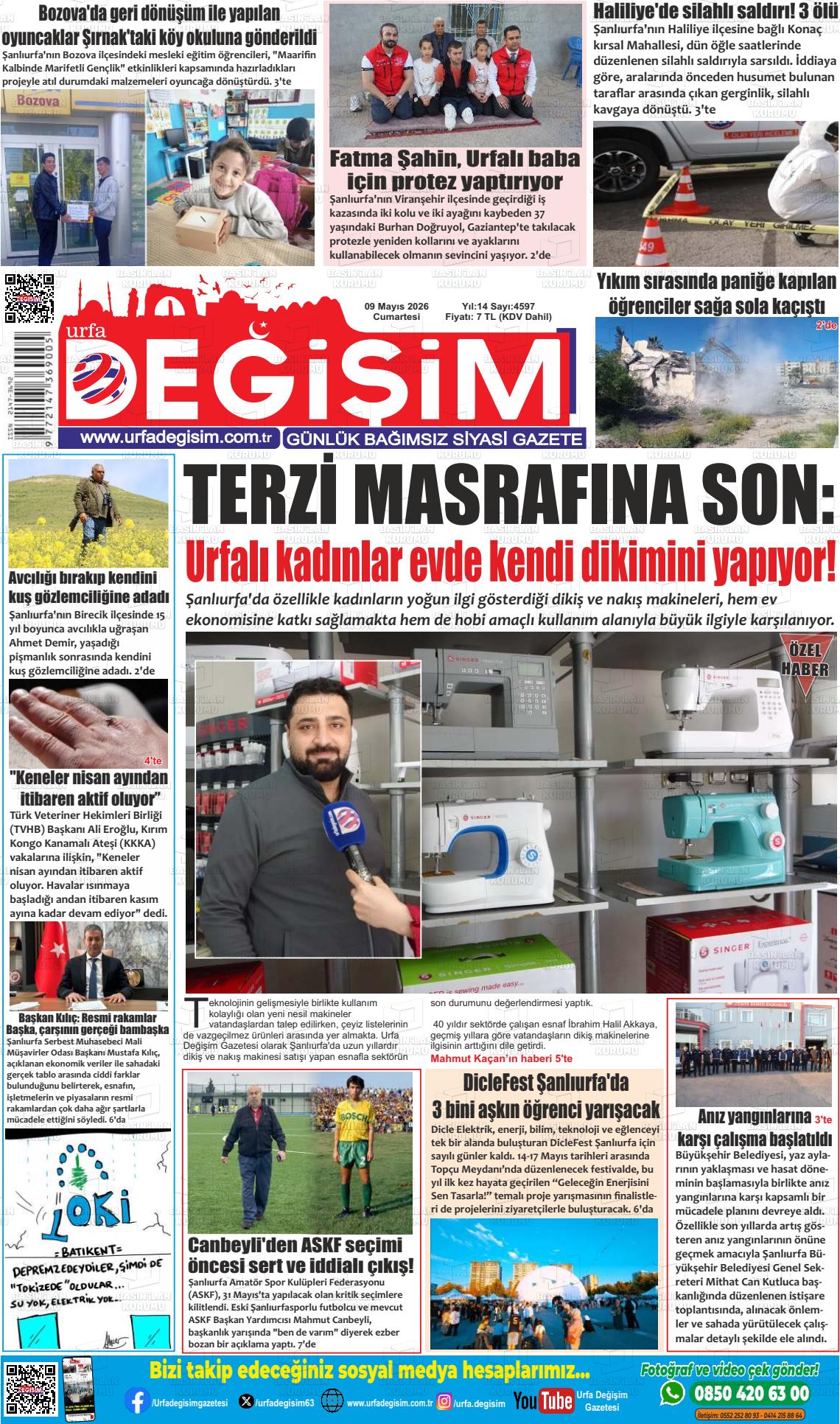 Sanliurfa Urfastar 09.05.2026