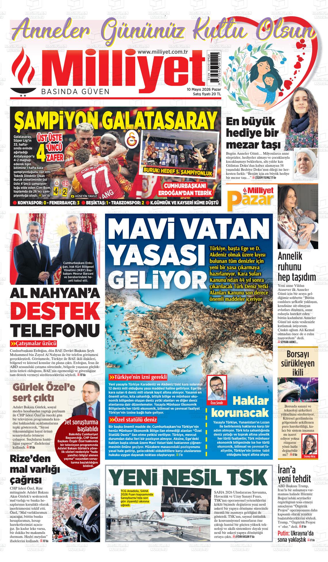 Milliyet Gazetesi 10.05.2026