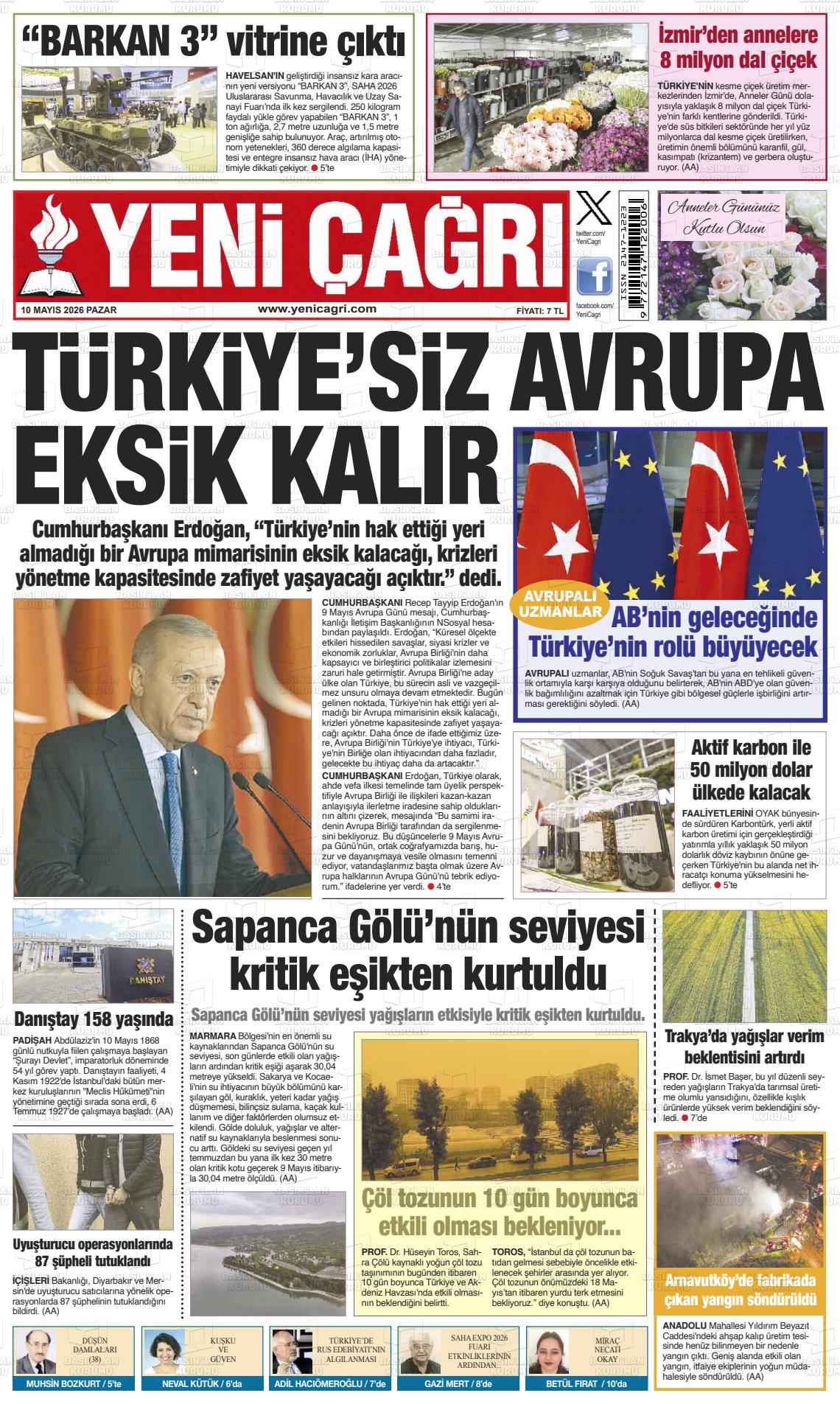 Istanbul Yenicagri 10.05.2026