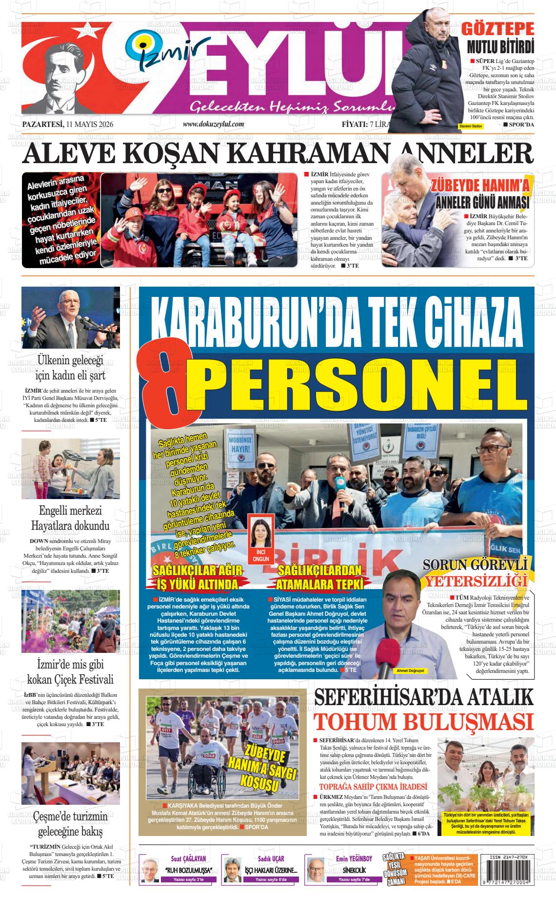 Izmir 9 Eylul 11.05.2026