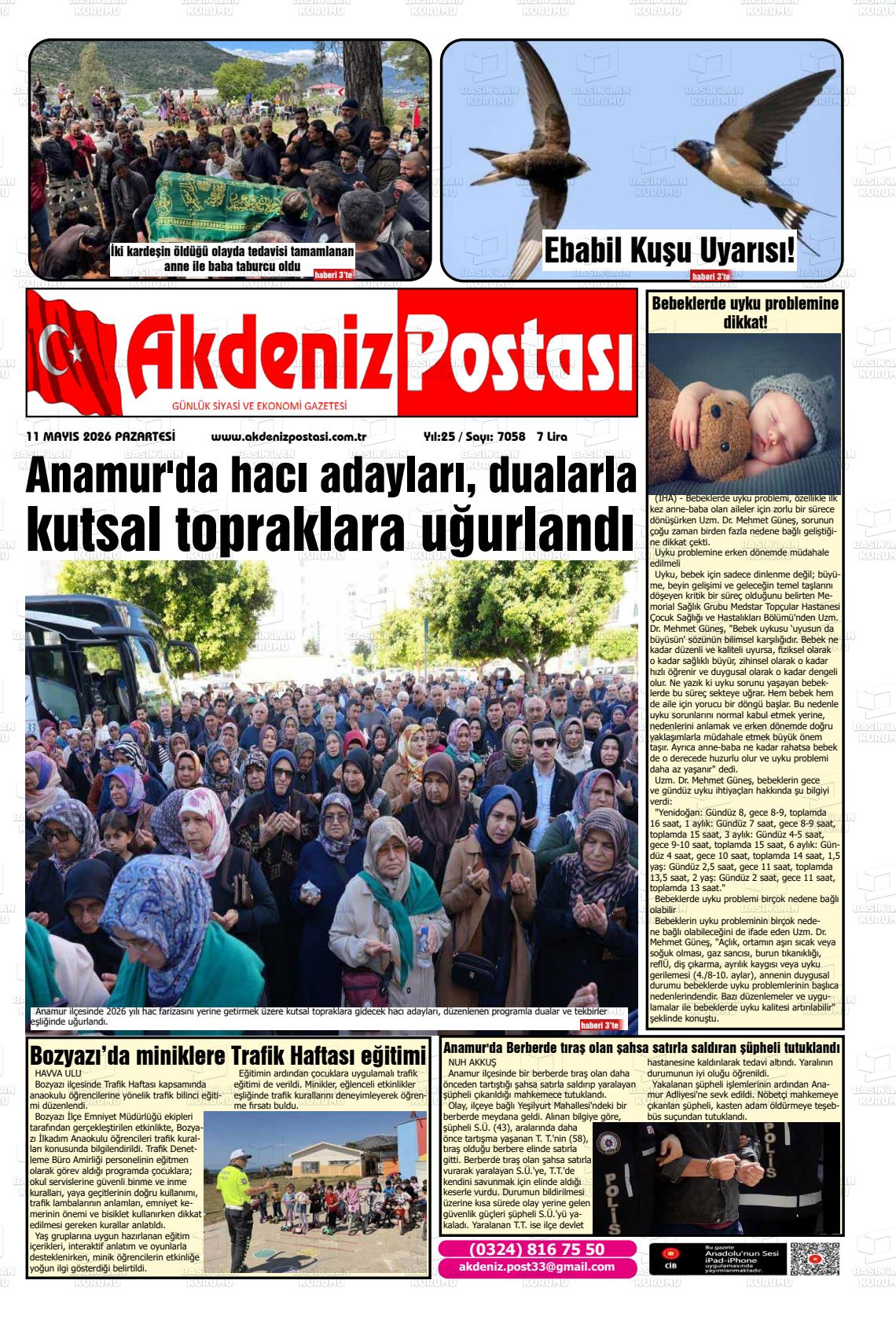 Mersin Akdenizpostasi 11.05.2026