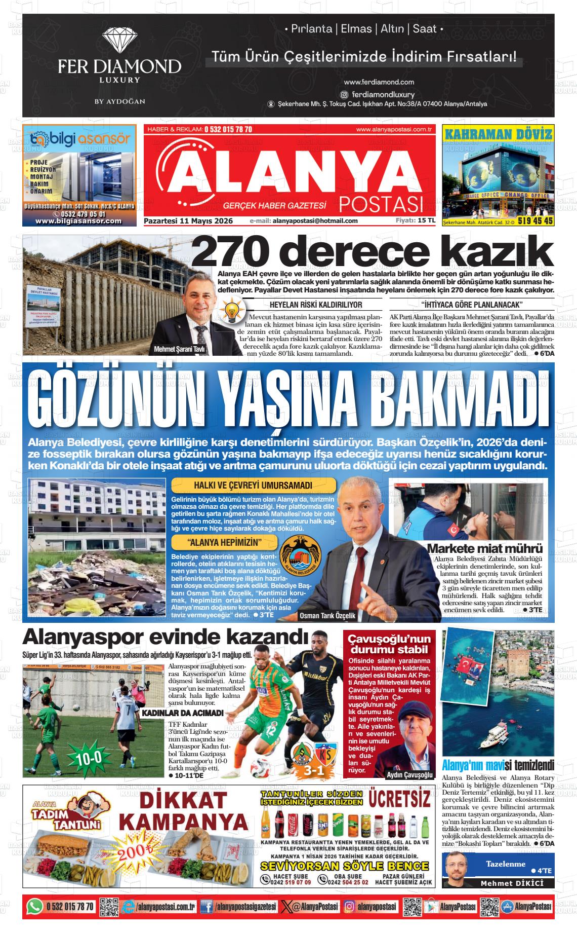 Antalya Alanyapostasi 11.05.2026
