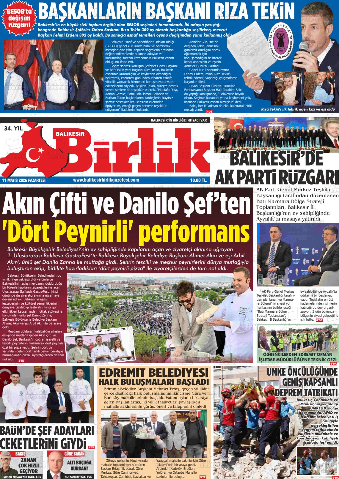 Balikesir Birlik 11.05.2026