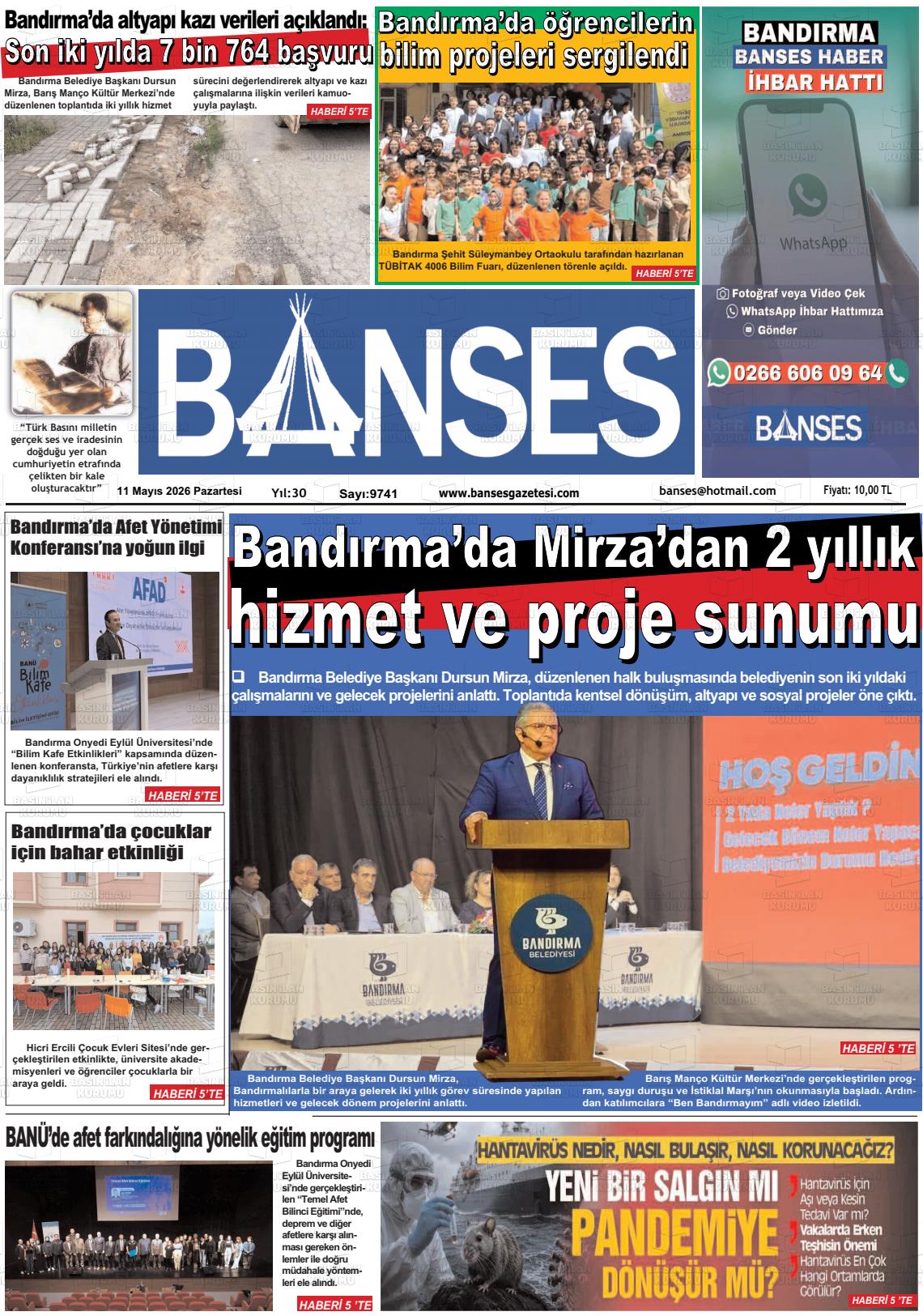 Balikesir Banses 11.05.2026