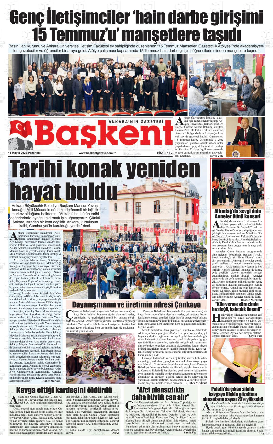 Ankara Baskent 11.05.2026