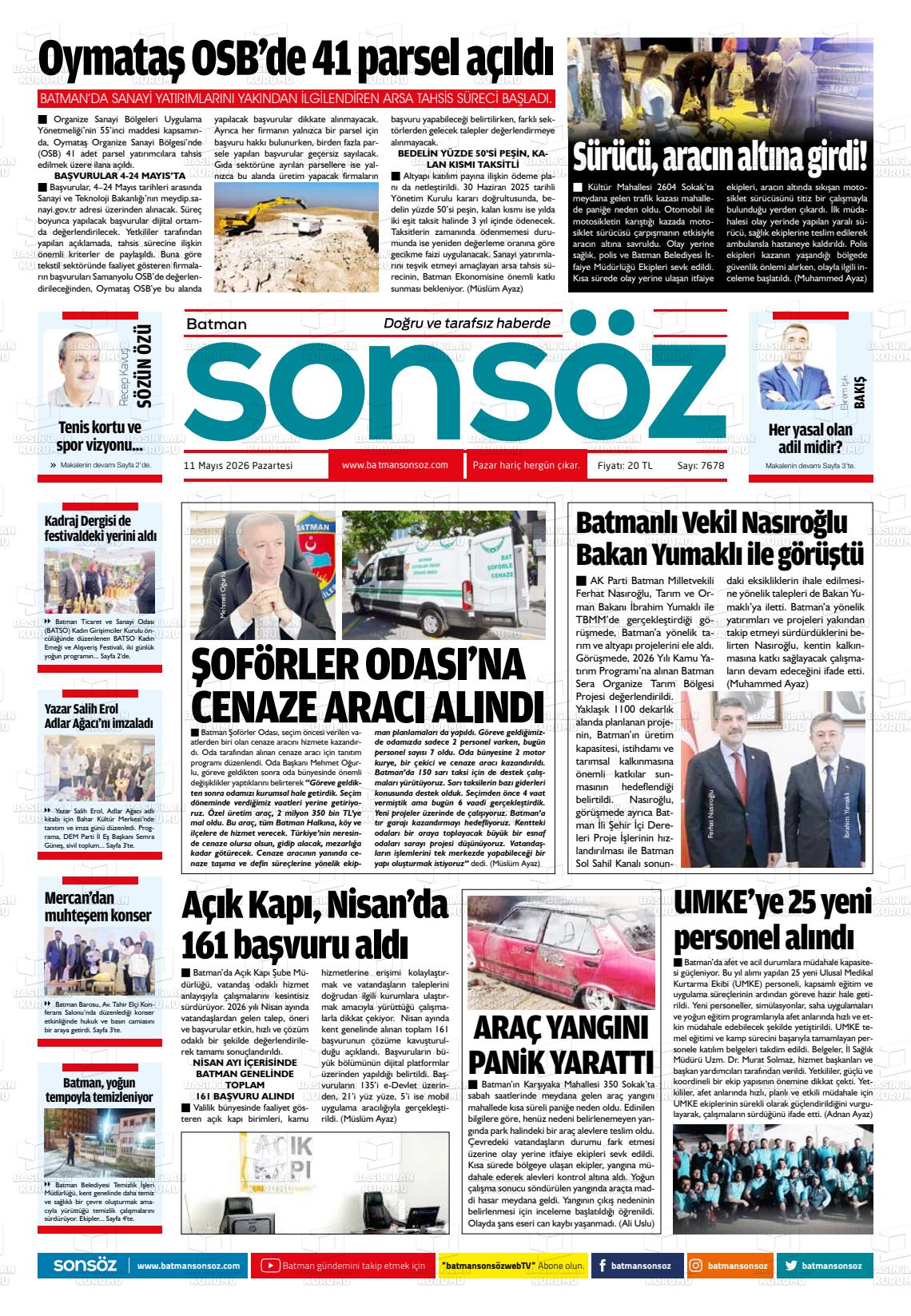 Batman Sonsoz 11.05.2026