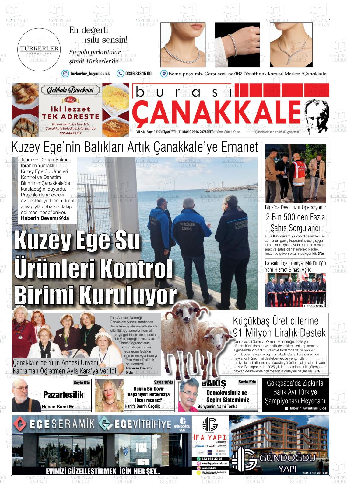 Canakkale Burasi 11.05.2026