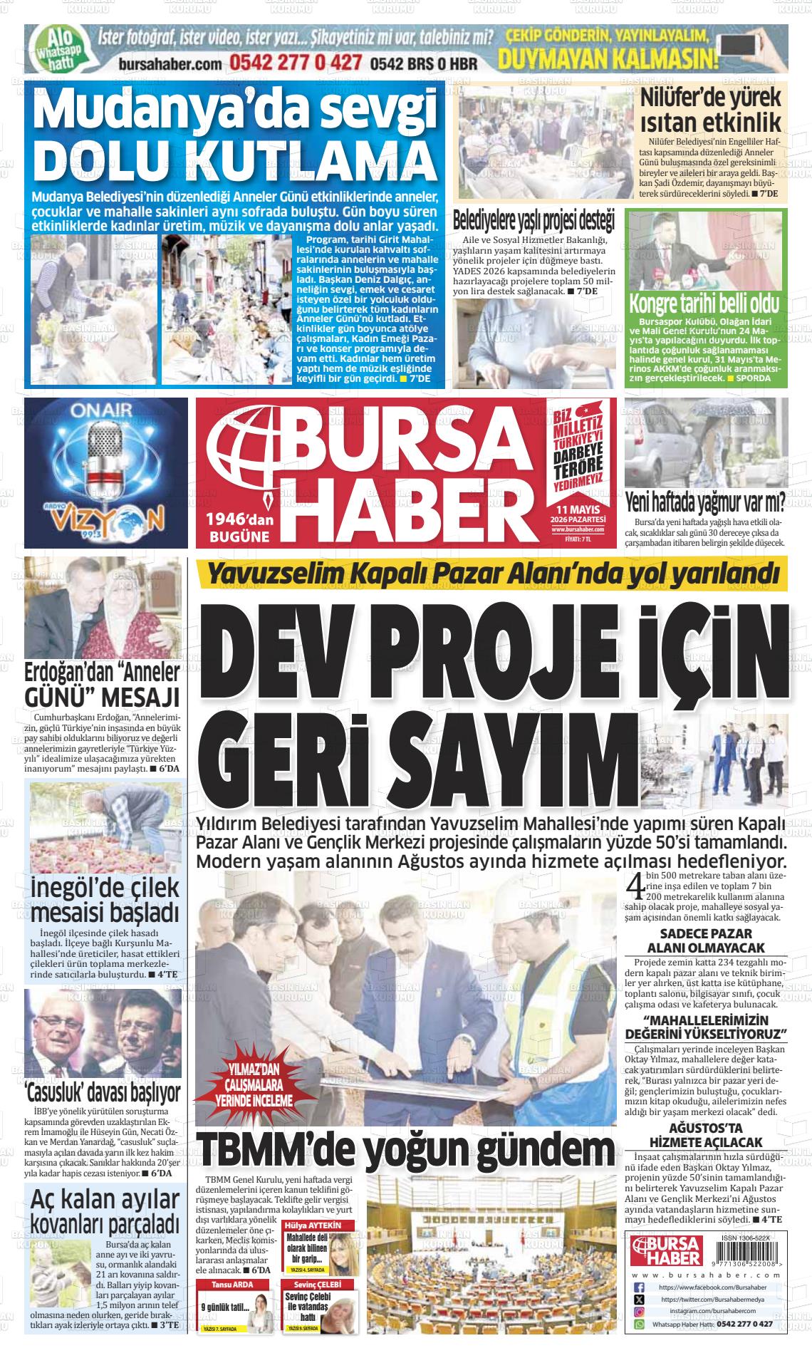 Bursa Haber 11.05.2026