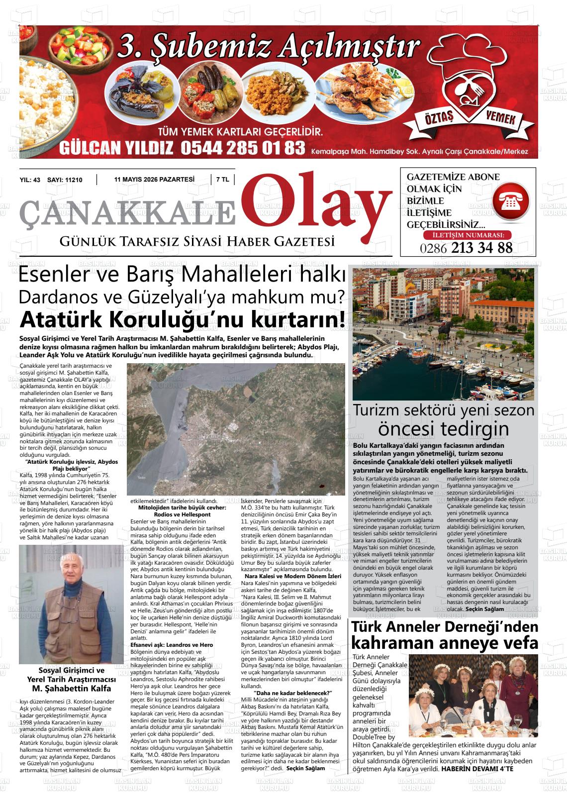 Canakkale Olay 11.05.2026