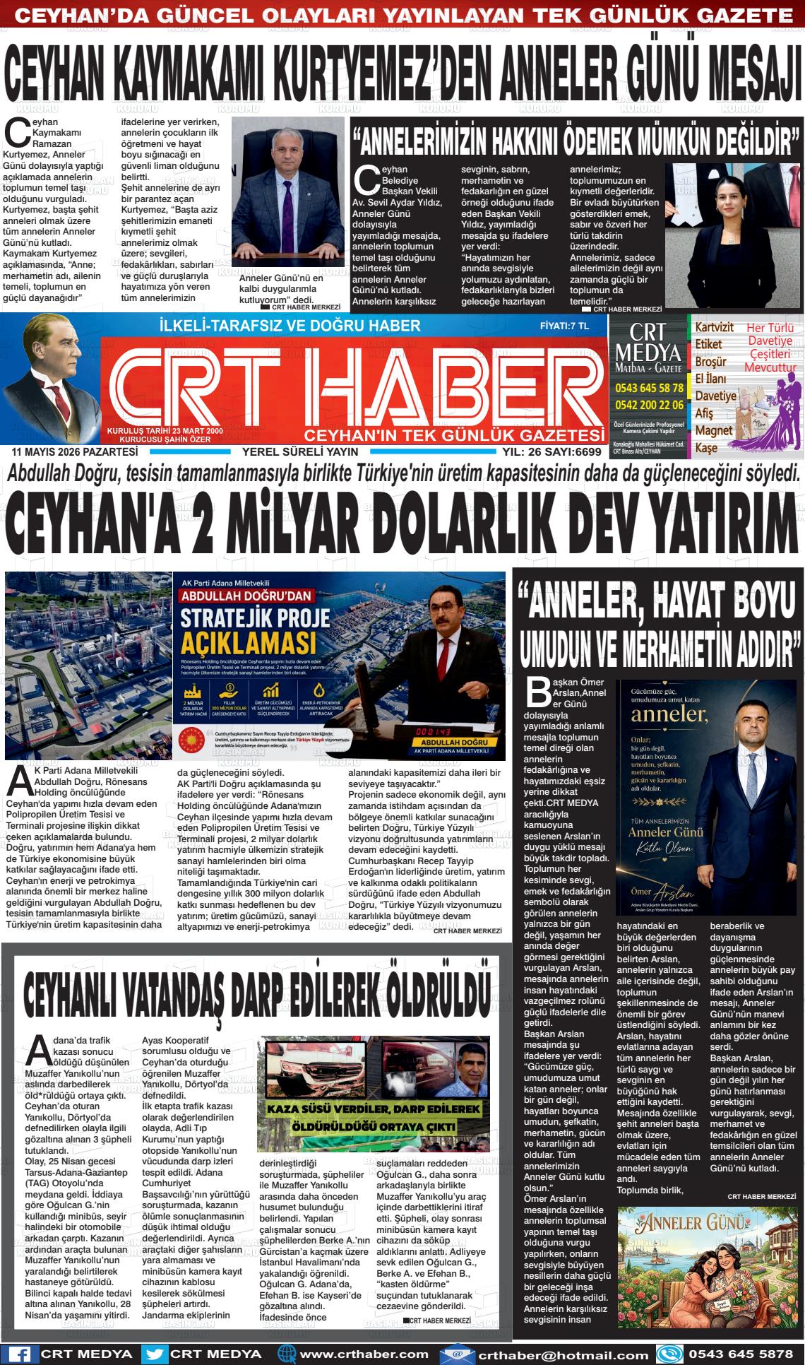 Adana Crthaber 11.05.2026