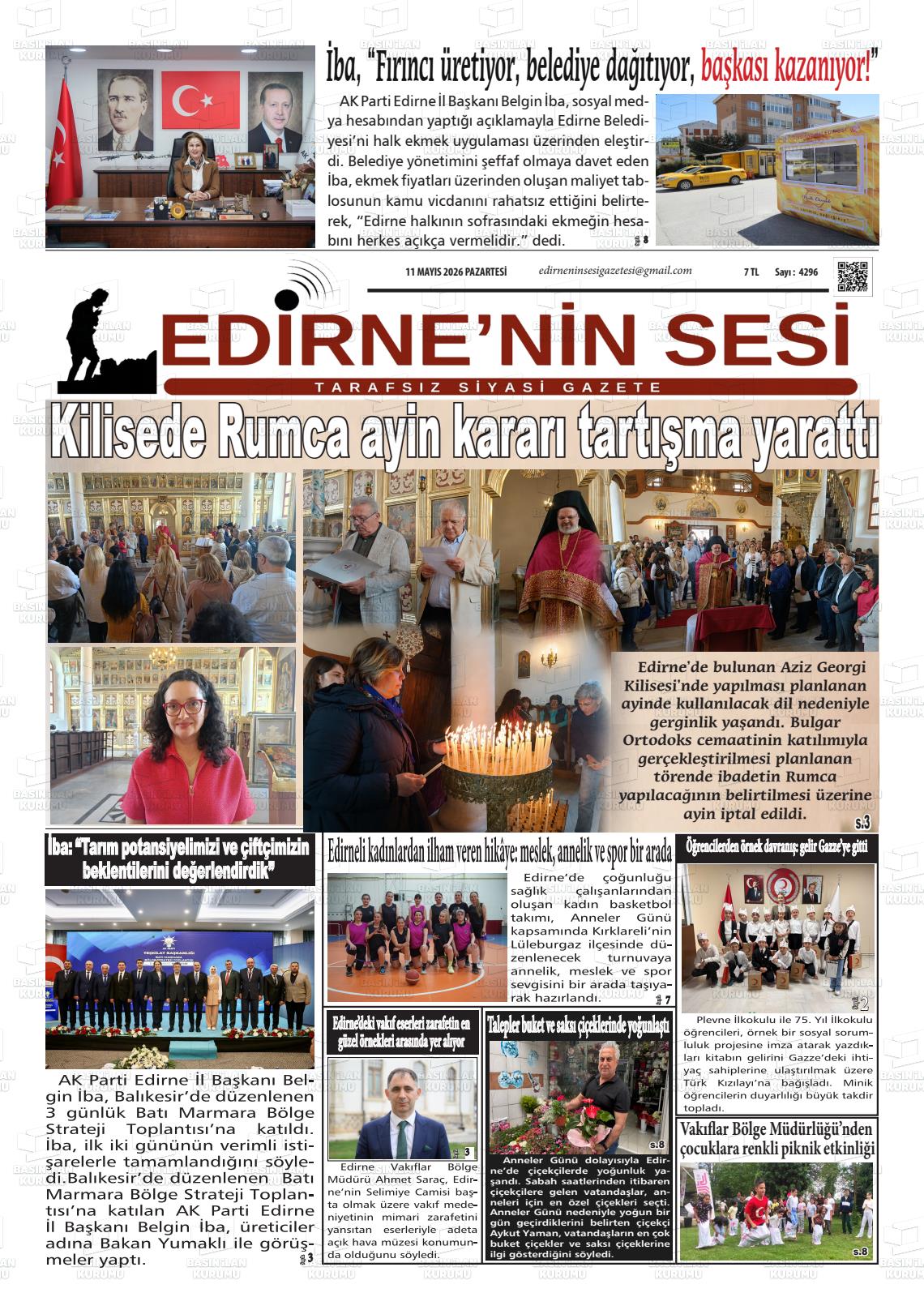 Edirne Star 11.05.2026