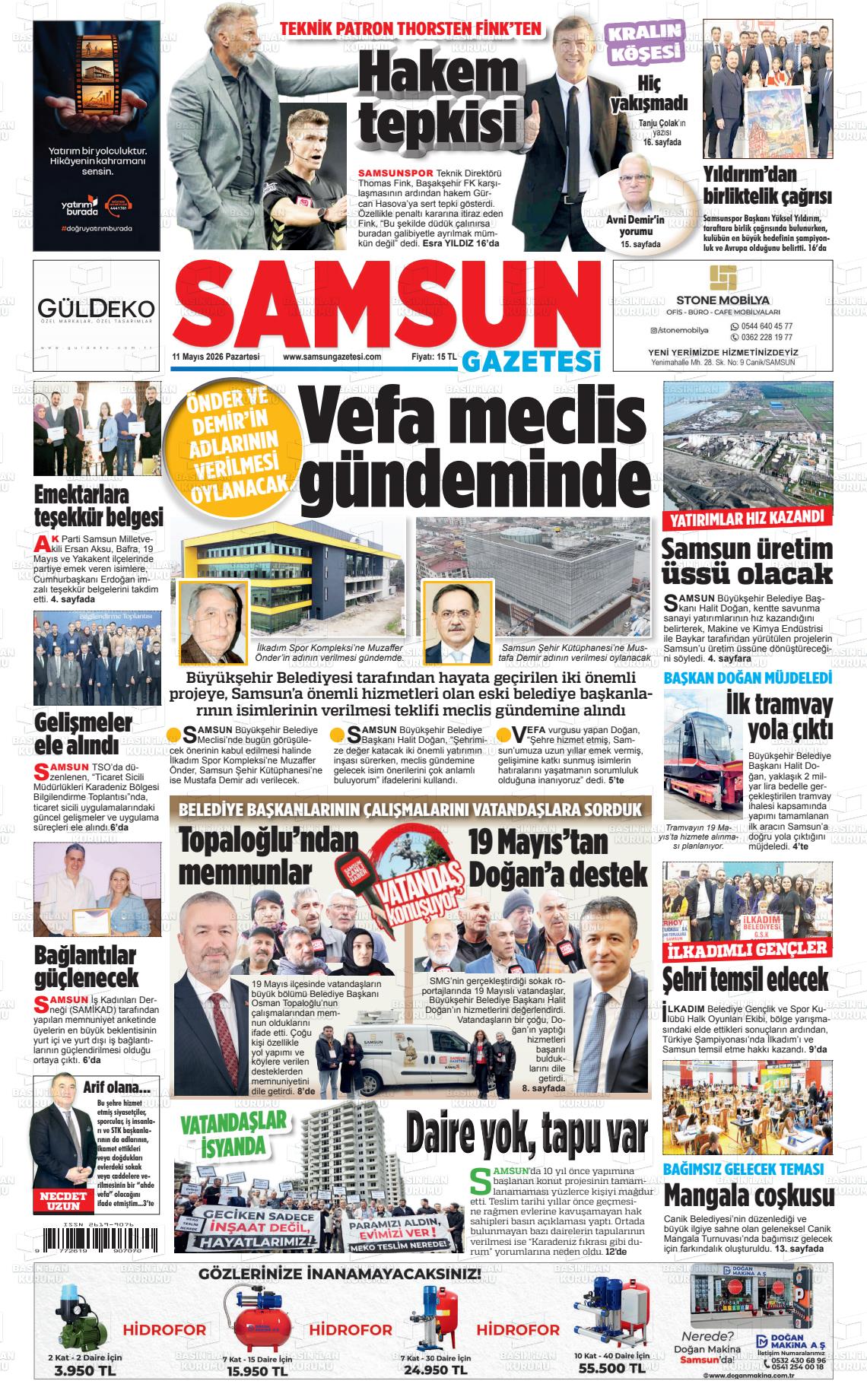 Samsun Ekip 11.05.2026
