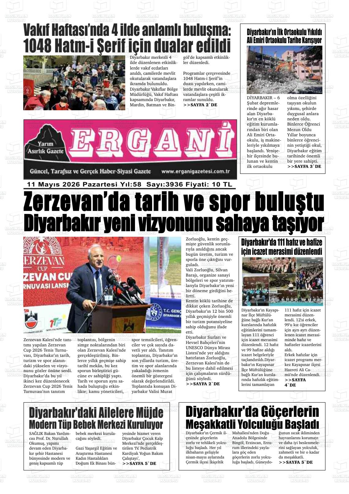 Diyarbakir Ergani 11.05.2026