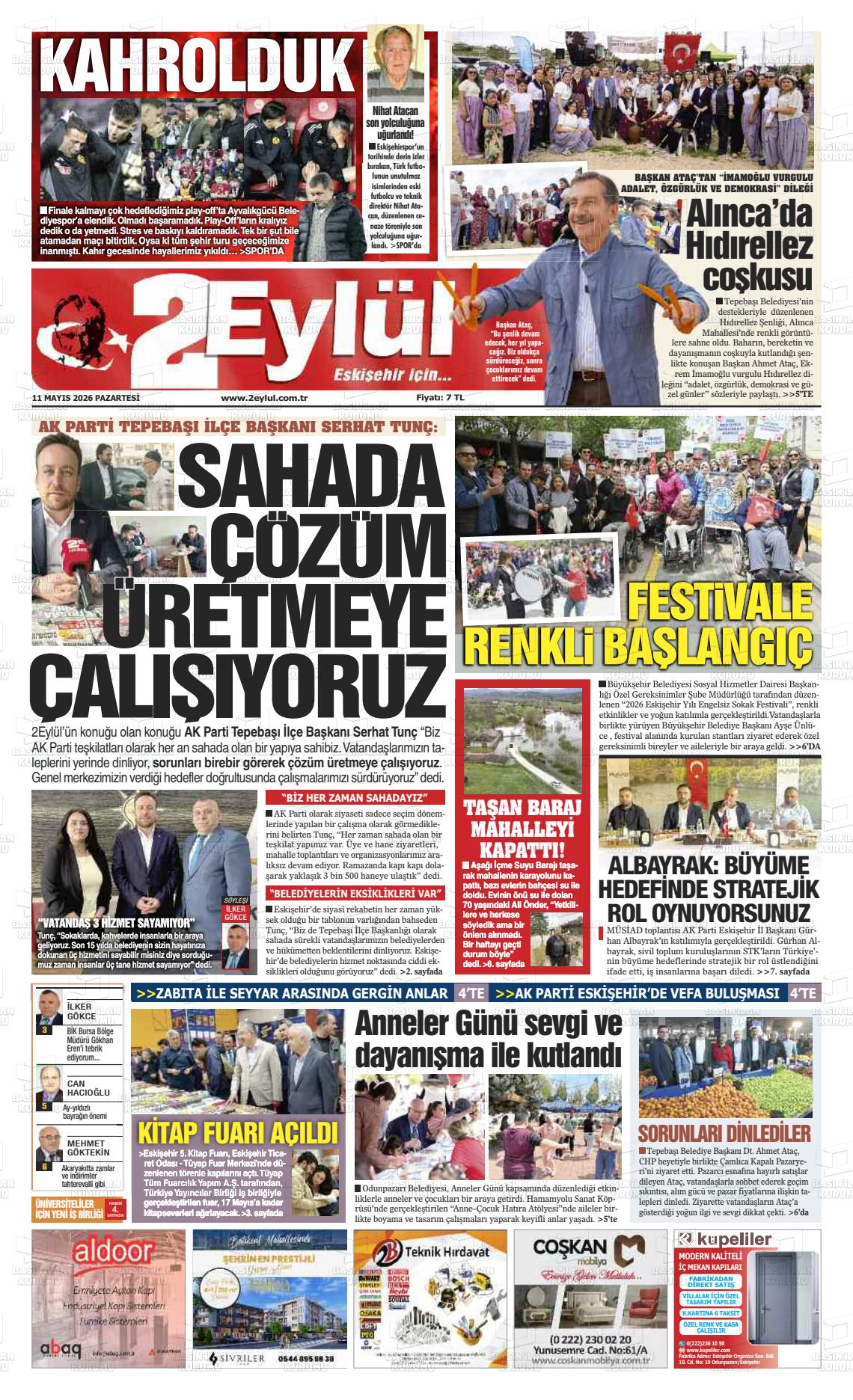Eskisehir 2 Eylul 11.05.2026