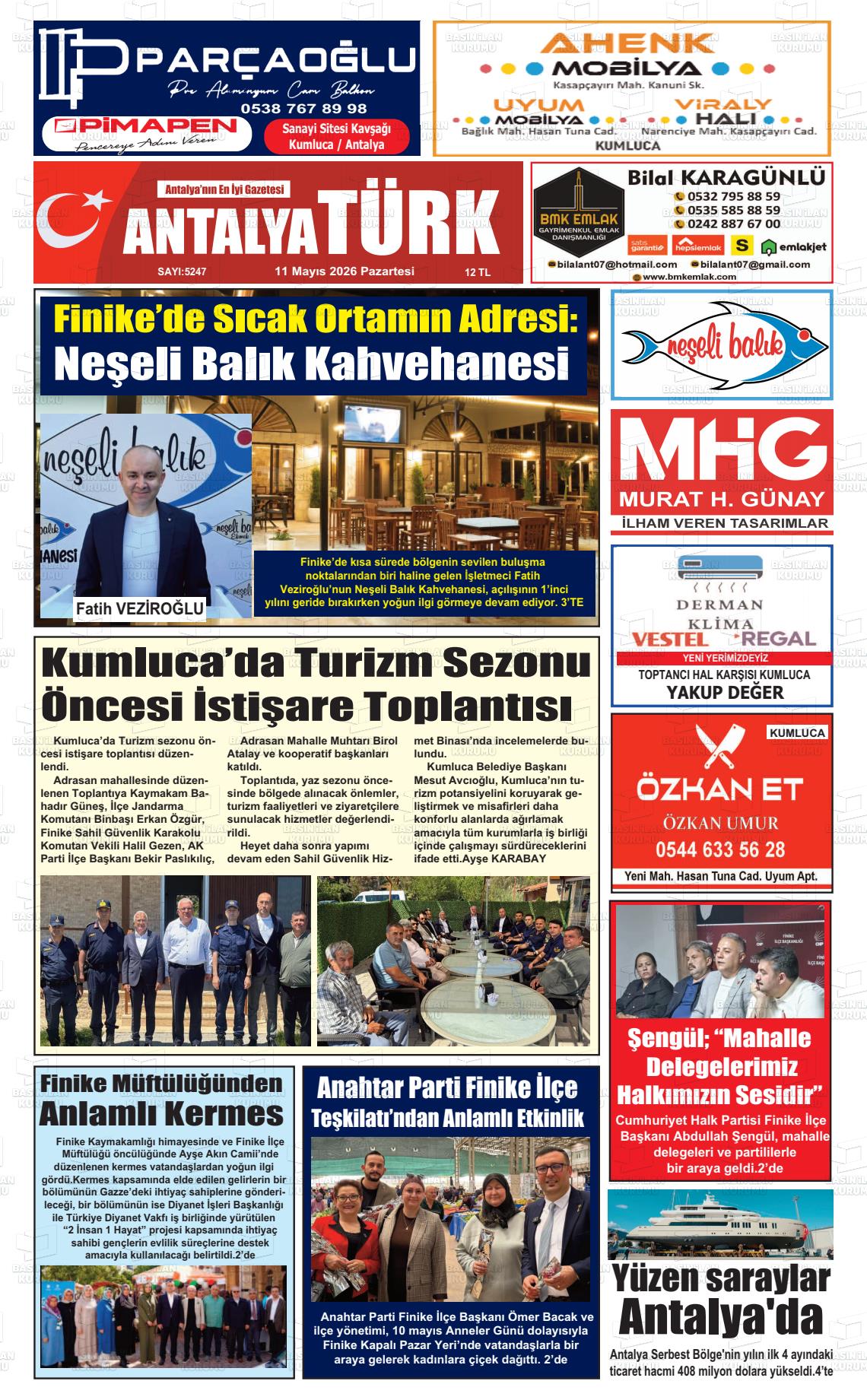 Antalya Finikea 11.05.2026