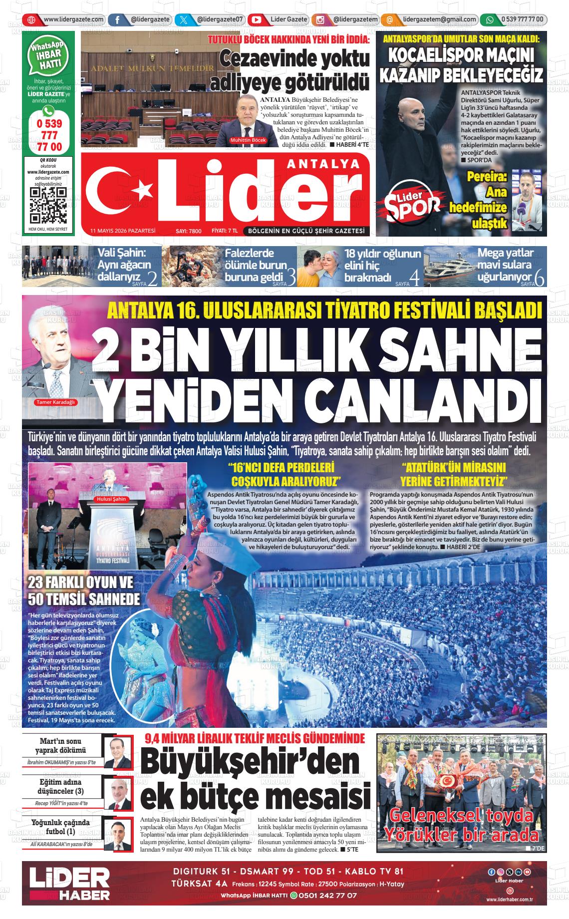 Antalya Gazetebir 11.05.2026