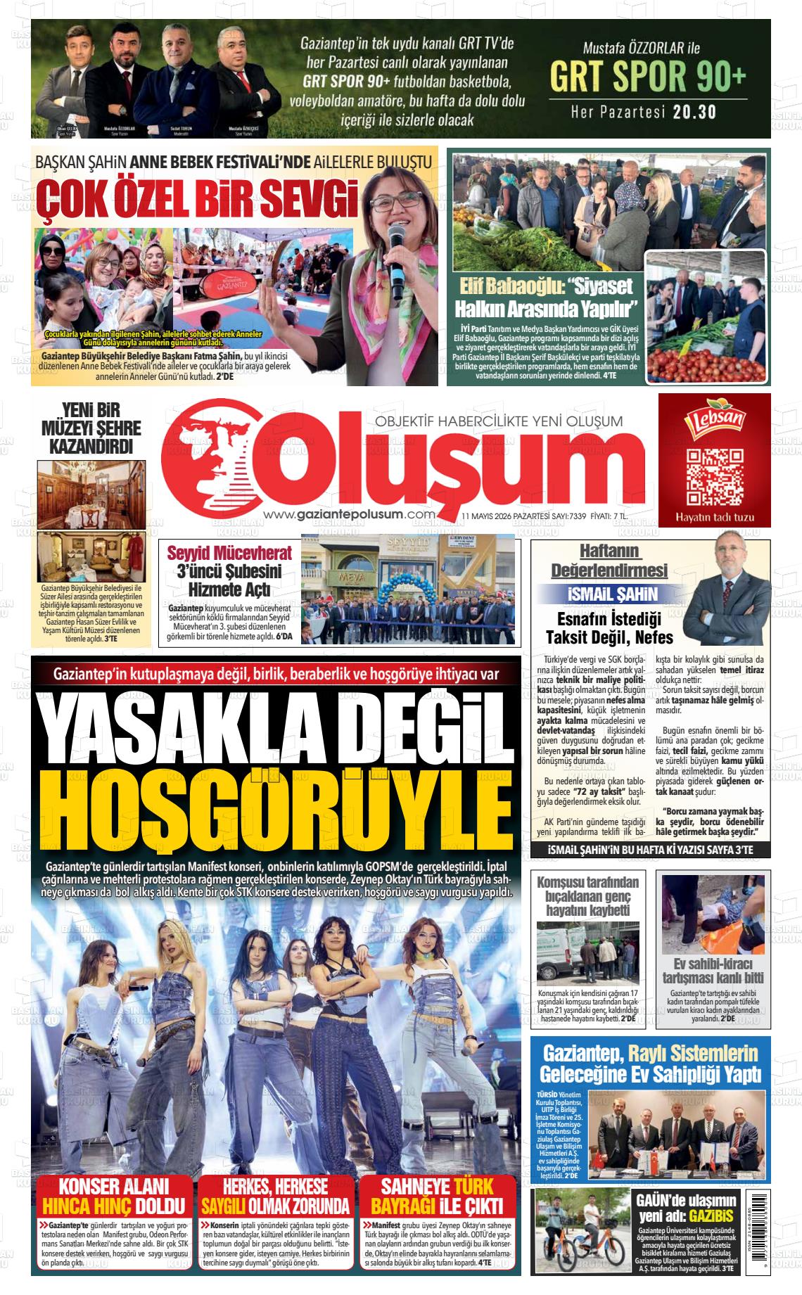 Gaziantep Olusum 11.05.2026
