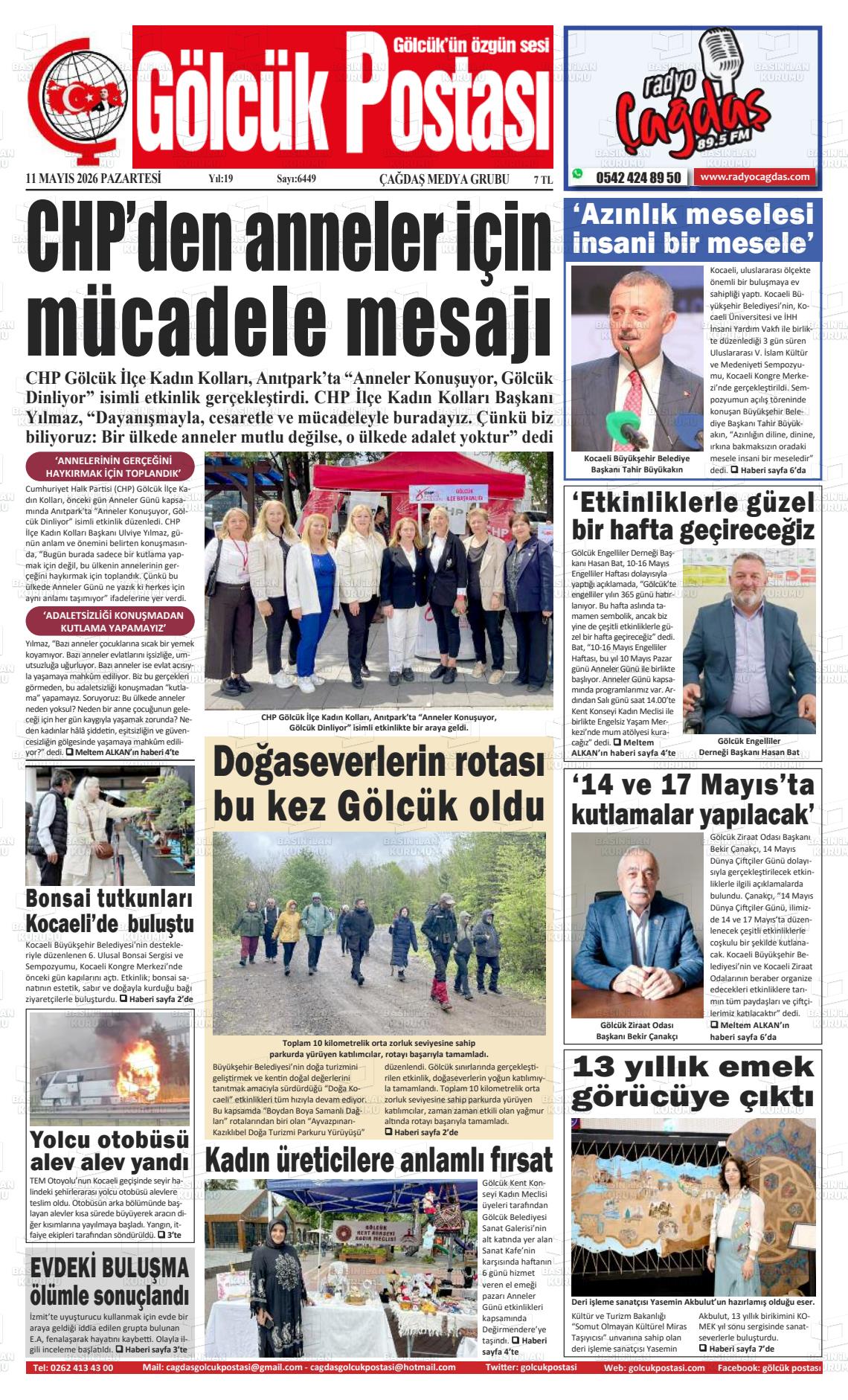 Kocaeli Golcukpostasi 11.05.2026