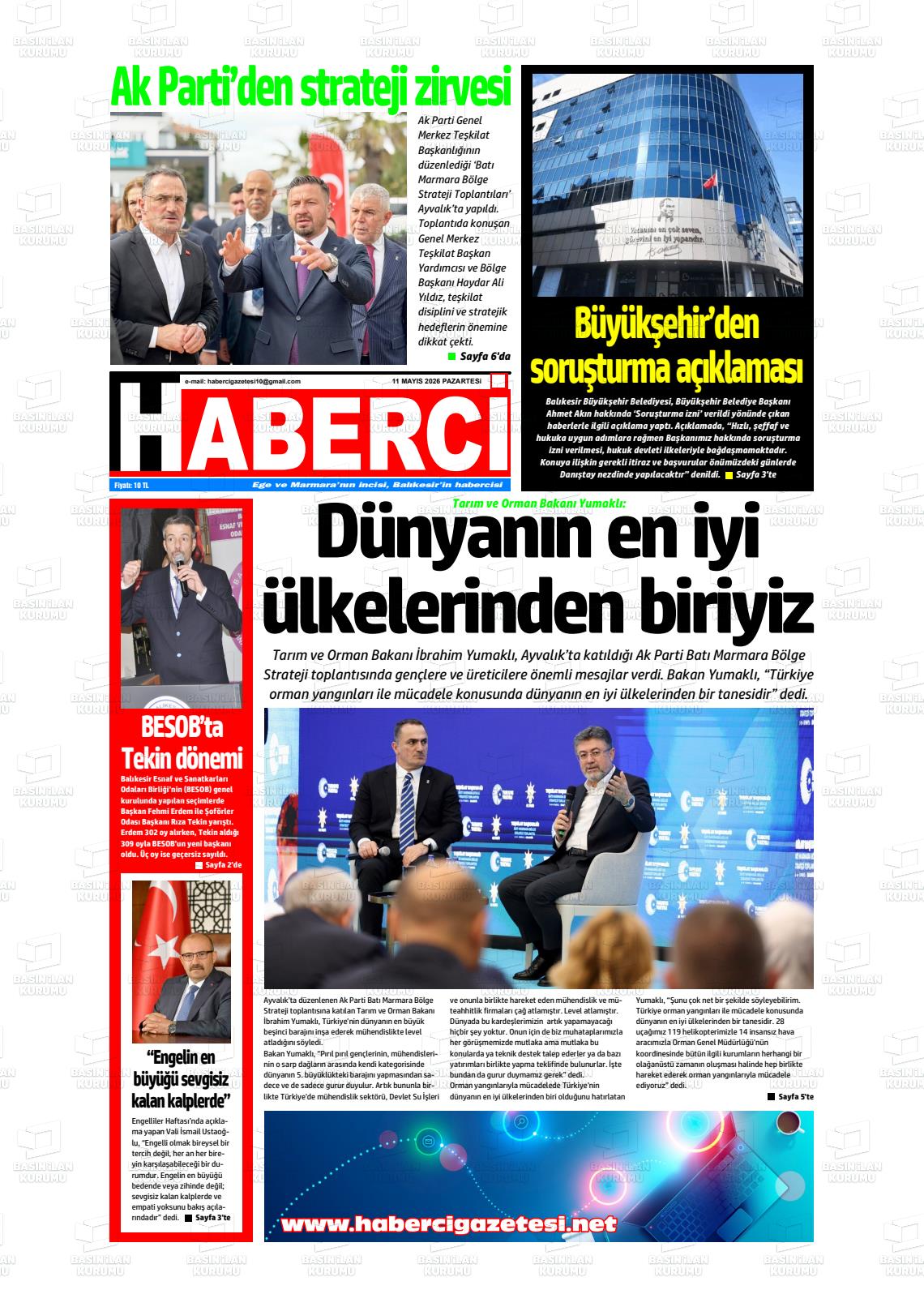 Mersin Haberci 11.05.2026