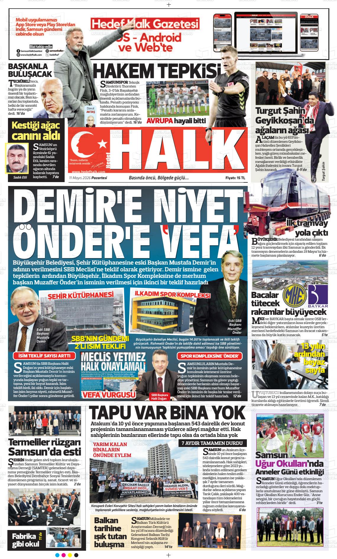 Samsun Hedefhalk 11.05.2026