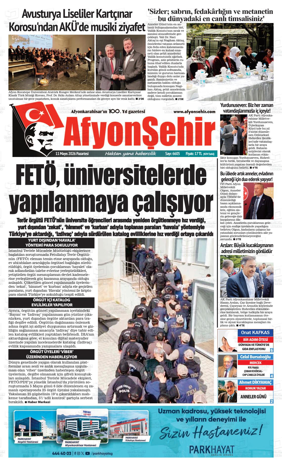 Afyonkarahisar Hisar 11.05.2026