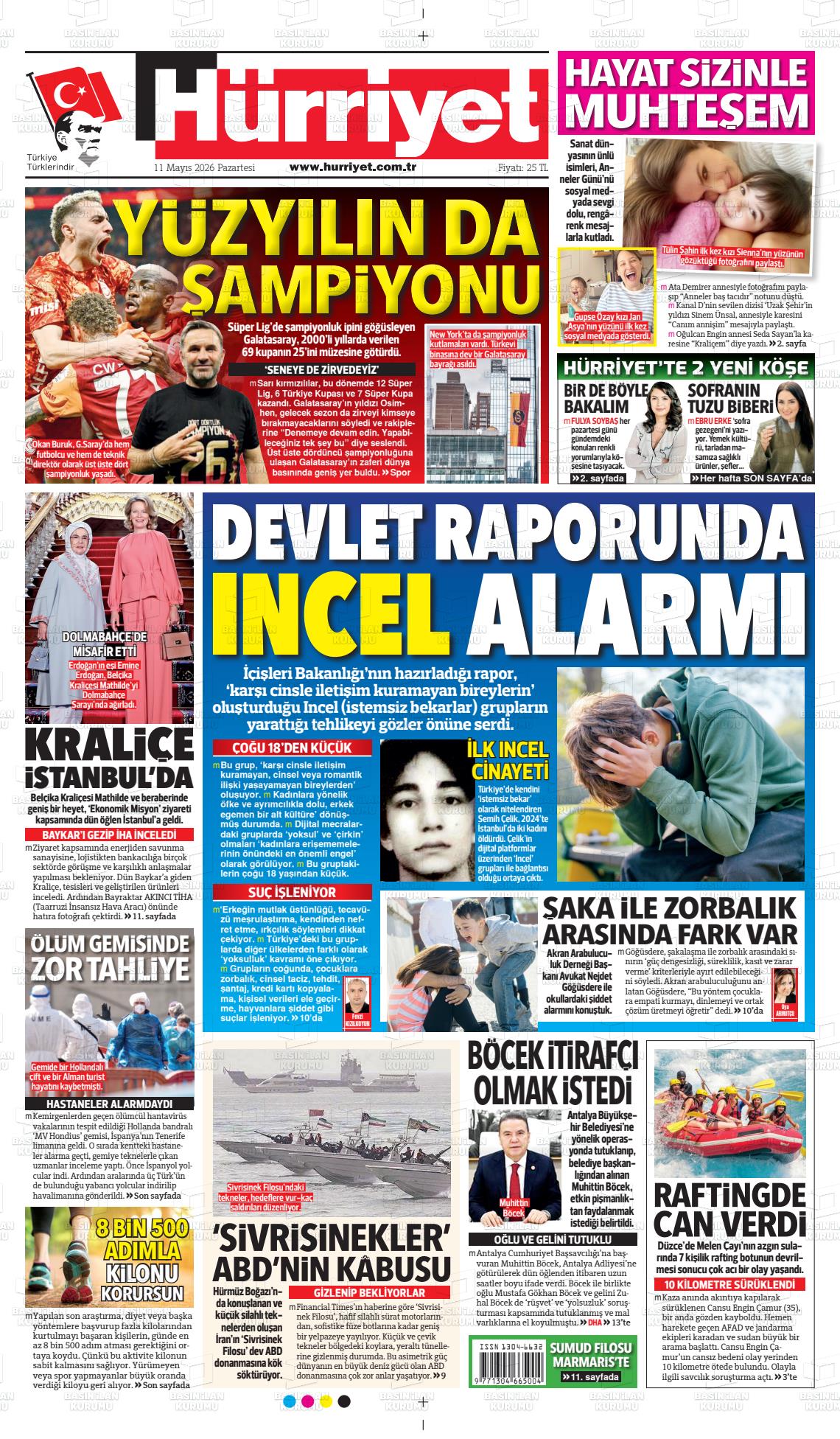 Hürriyet Gazetesi 11.05.2026