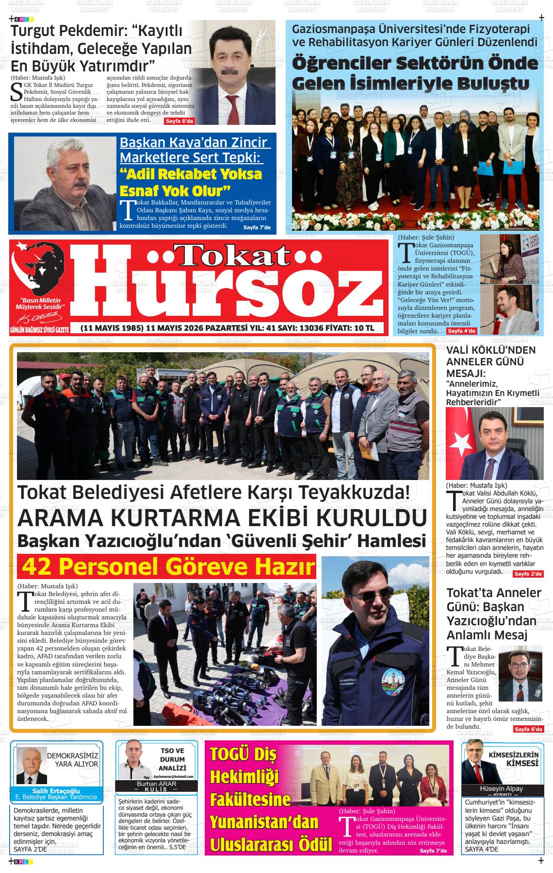 Tokat Hursoz 11.05.2026