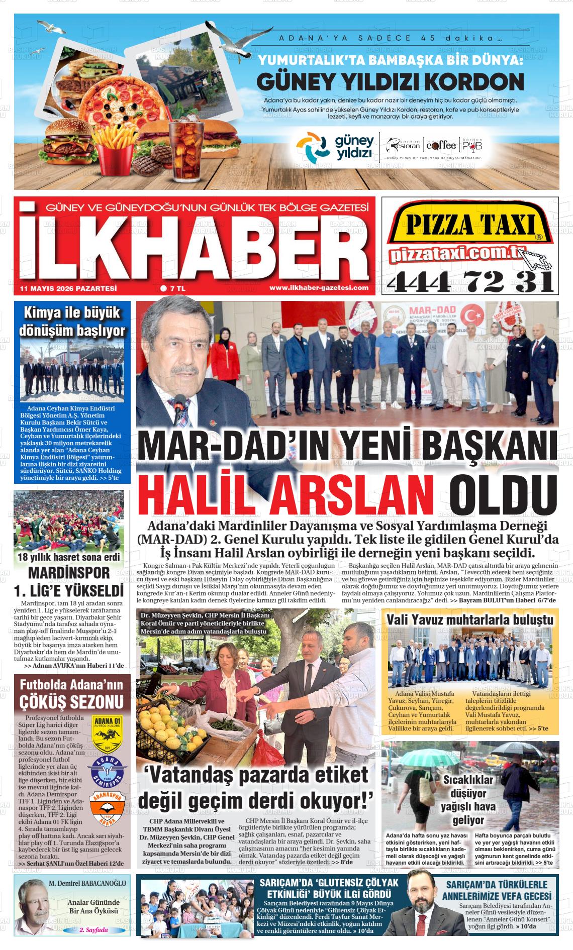 Adana Ilkhaber 11.05.2026