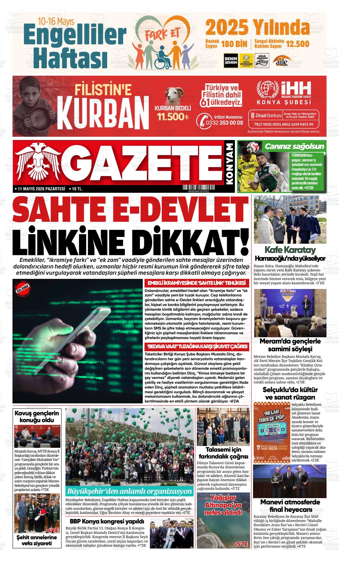 Konya Yenigun 11.05.2026