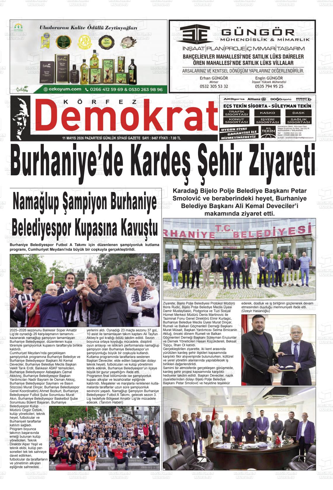 Balikesir Korfezdemokrat 11.05.2026