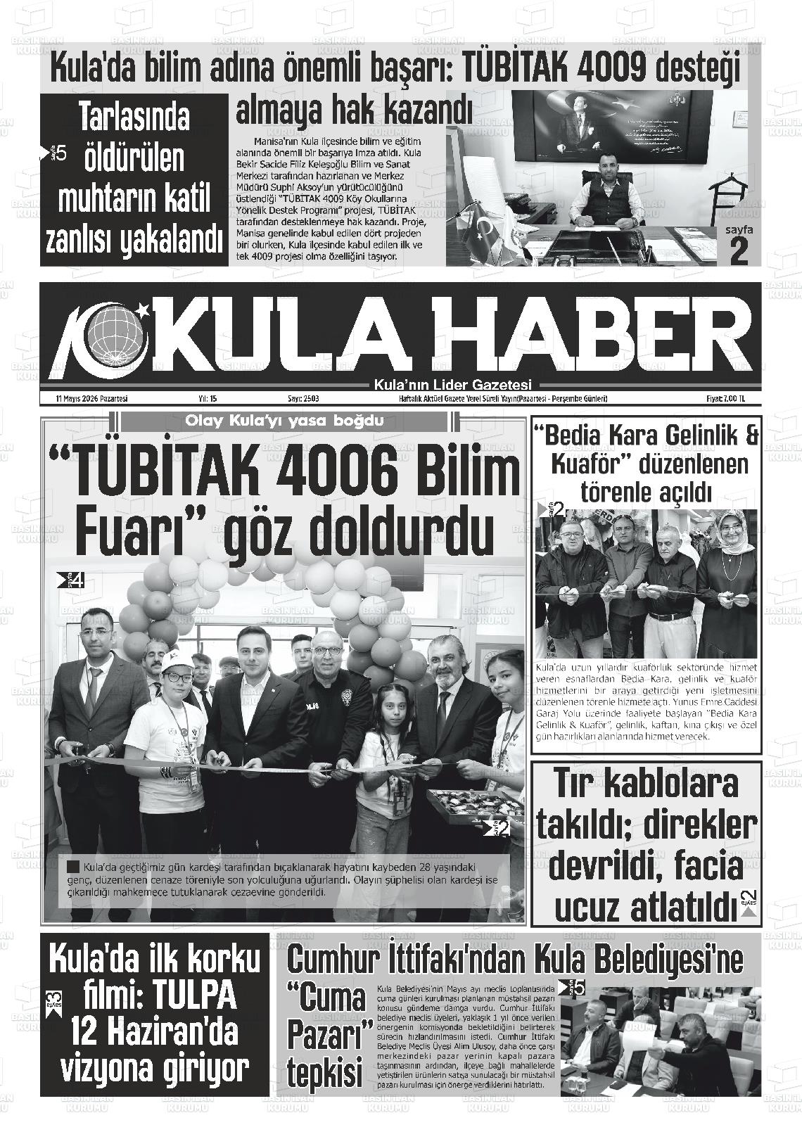 Manisa Kulahaber 11.05.2026