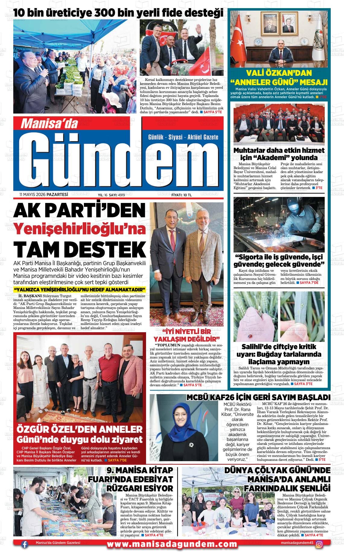 Manisa Dagundem 11.05.2026