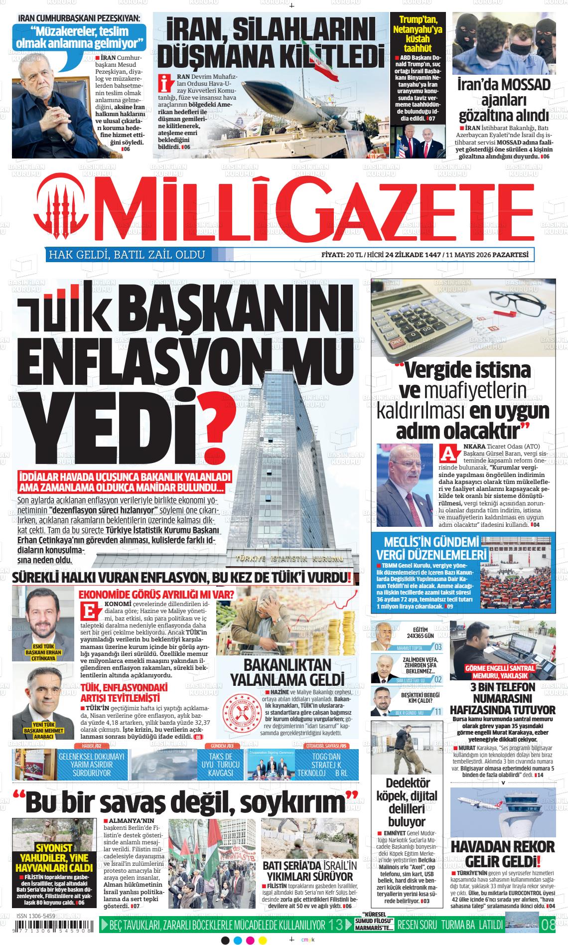 Milli Gazete Gazetesi 11.05.2026