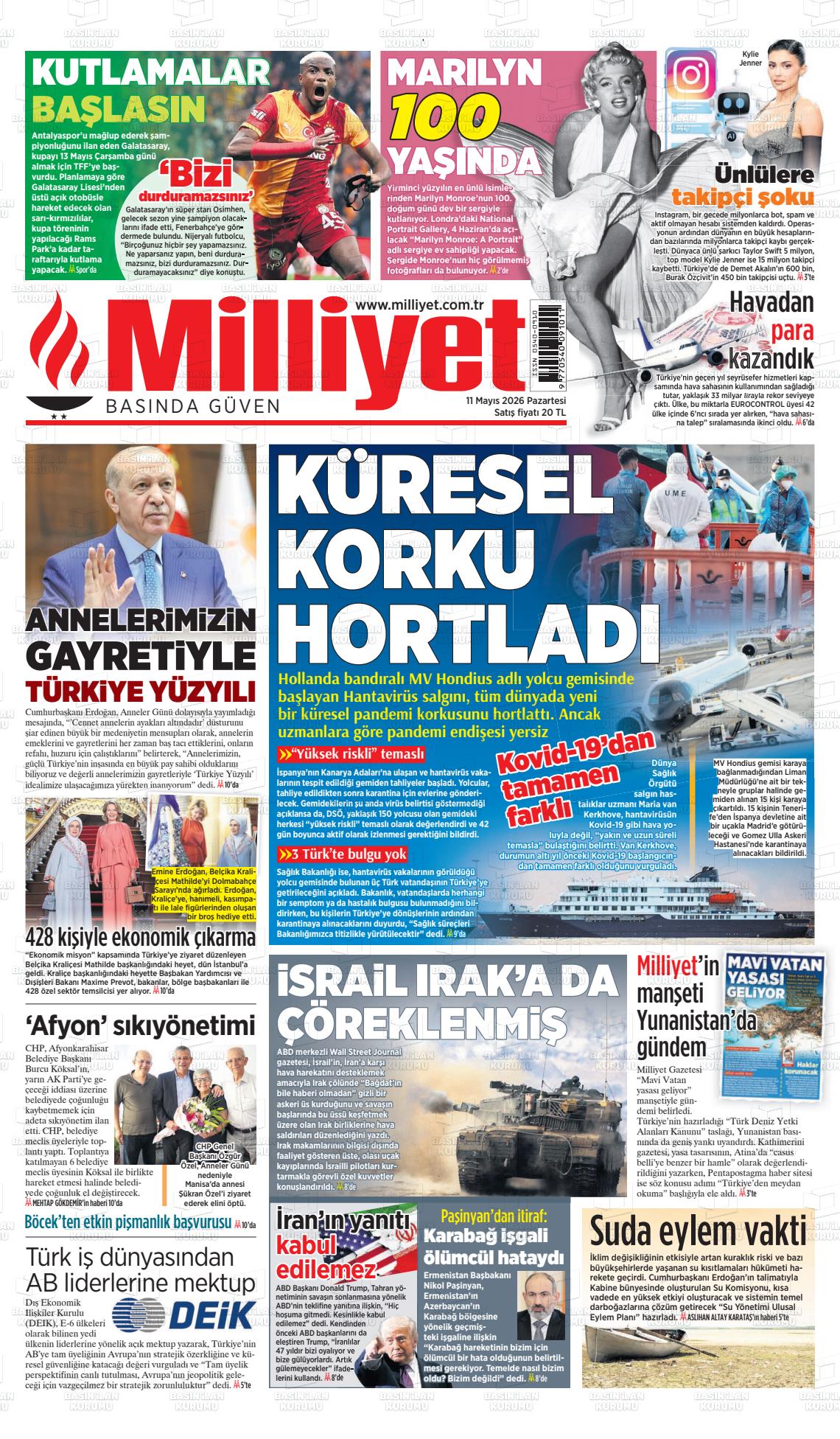 Milliyet Gazetesi 11.05.2026
