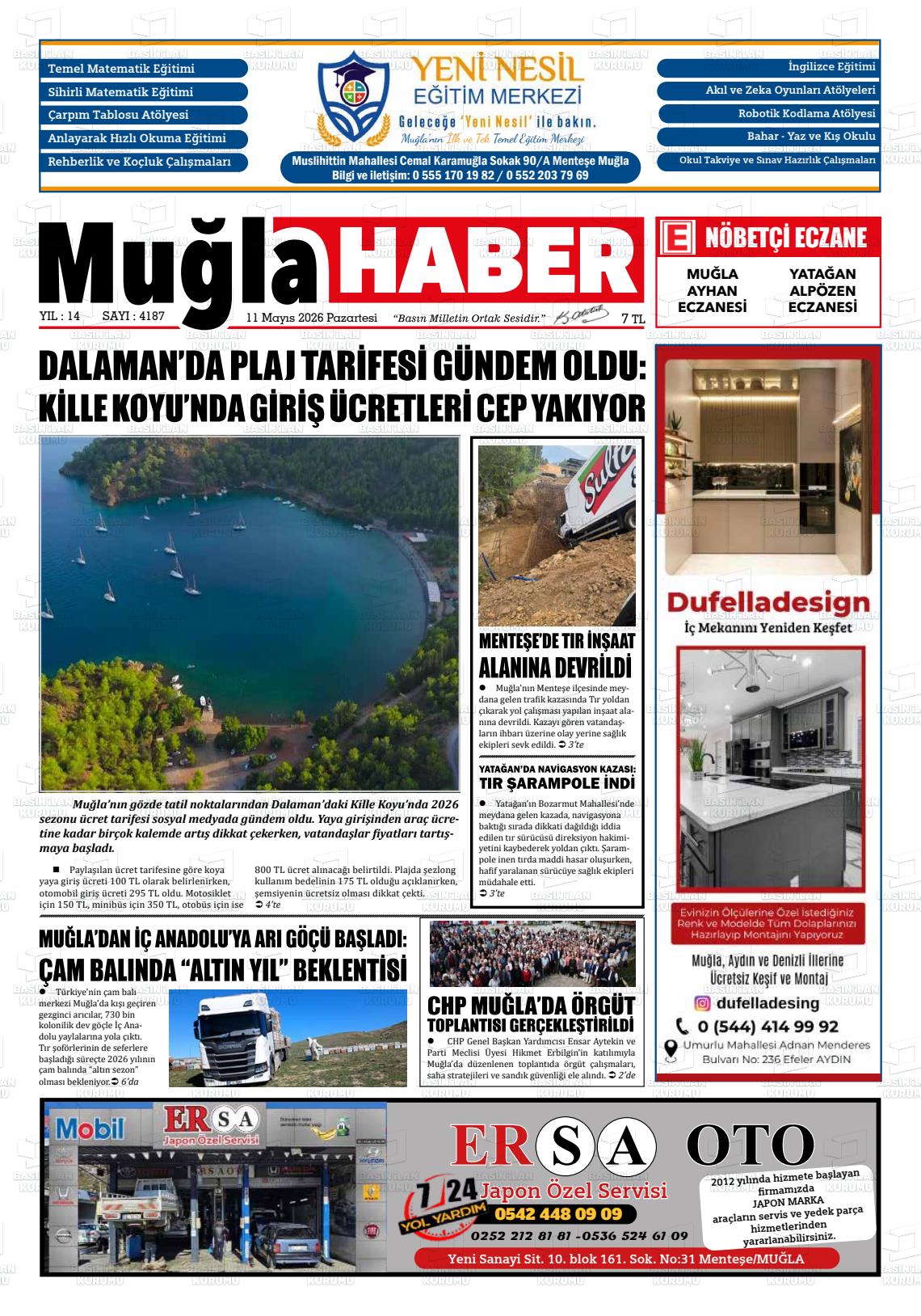 Mugla Haber 11.05.2026
