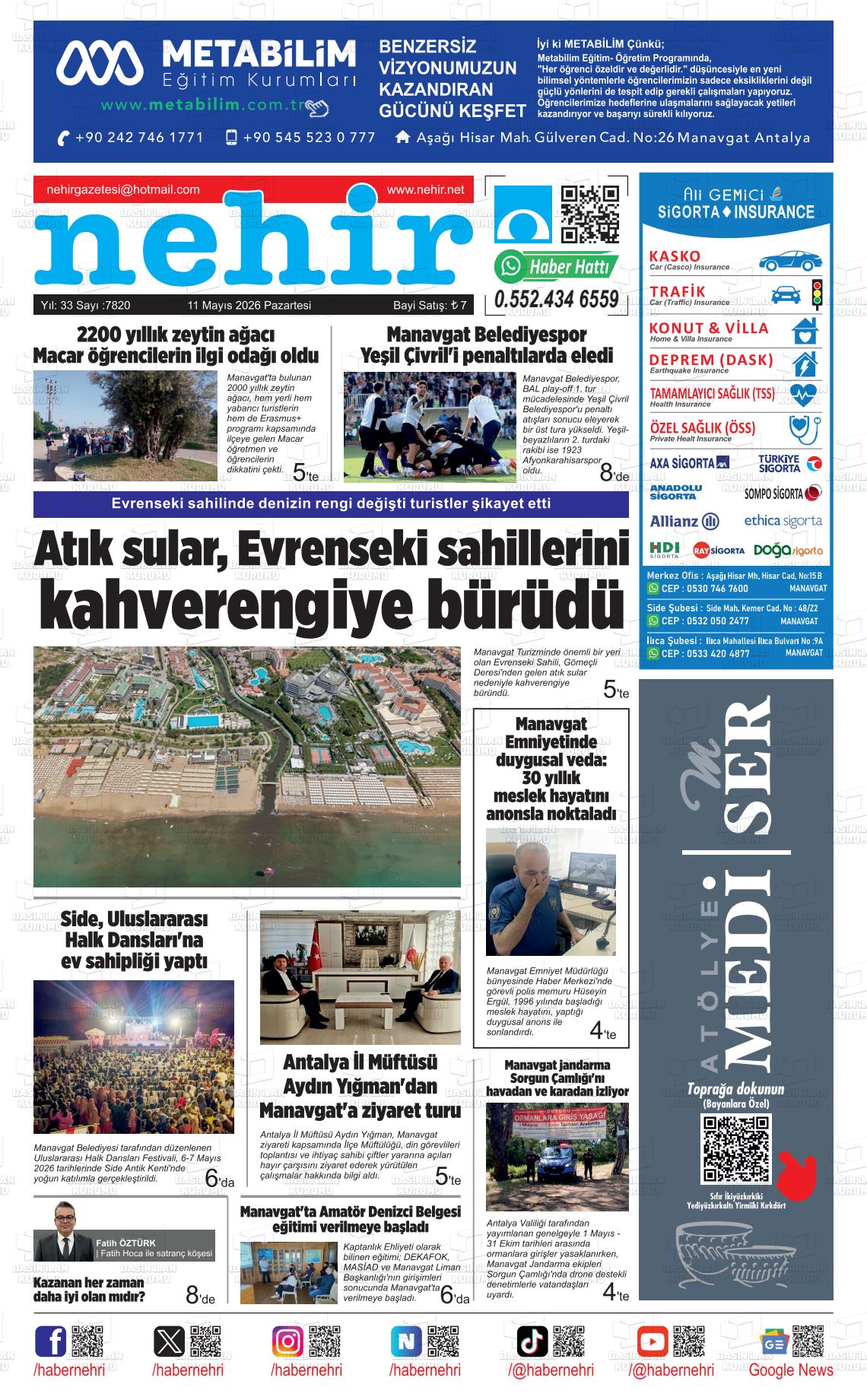 Antalya Nehir 11.05.2026