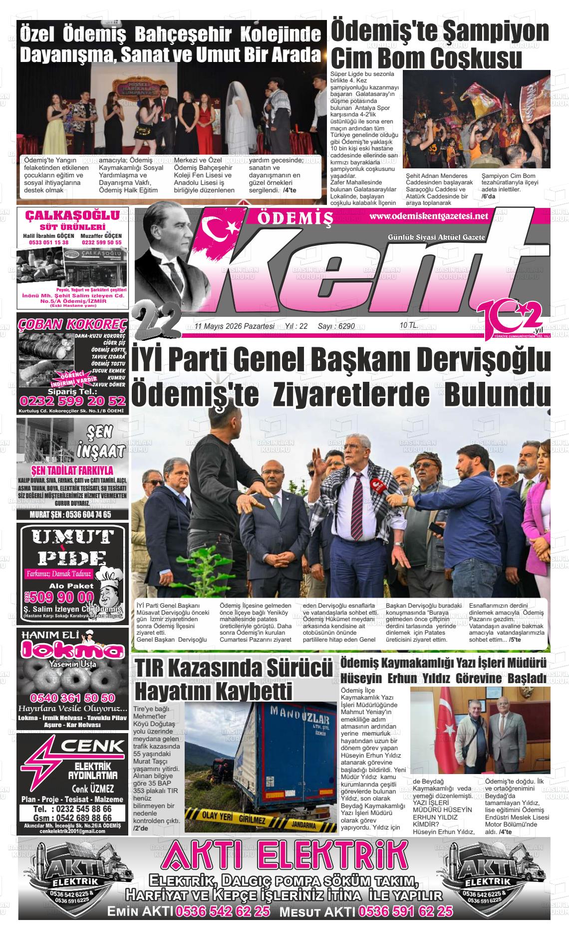 Izmir Odemiskent 11.05.2026