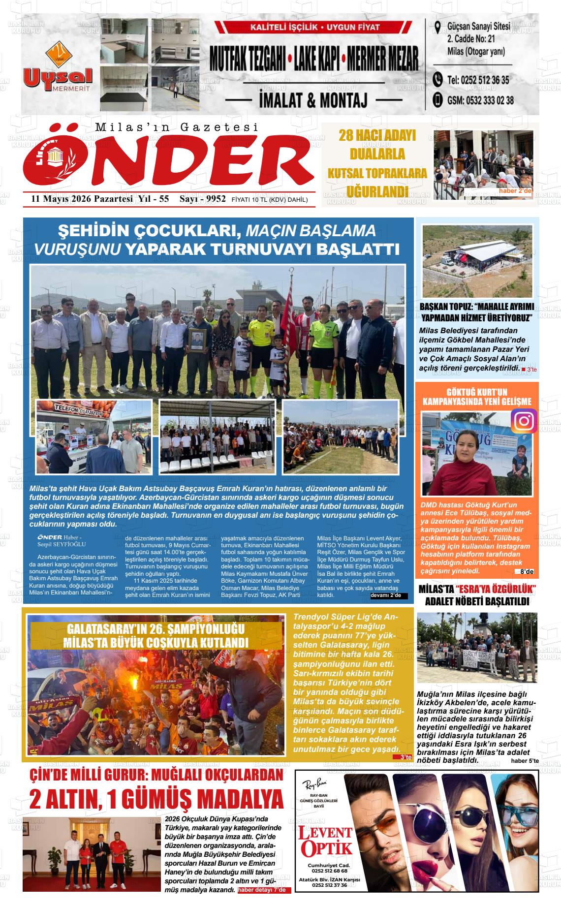 Mugla Onder 11.05.2026