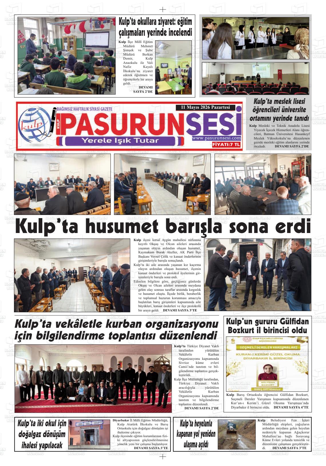 Diyarbakir Pasurunsesi 11.05.2026