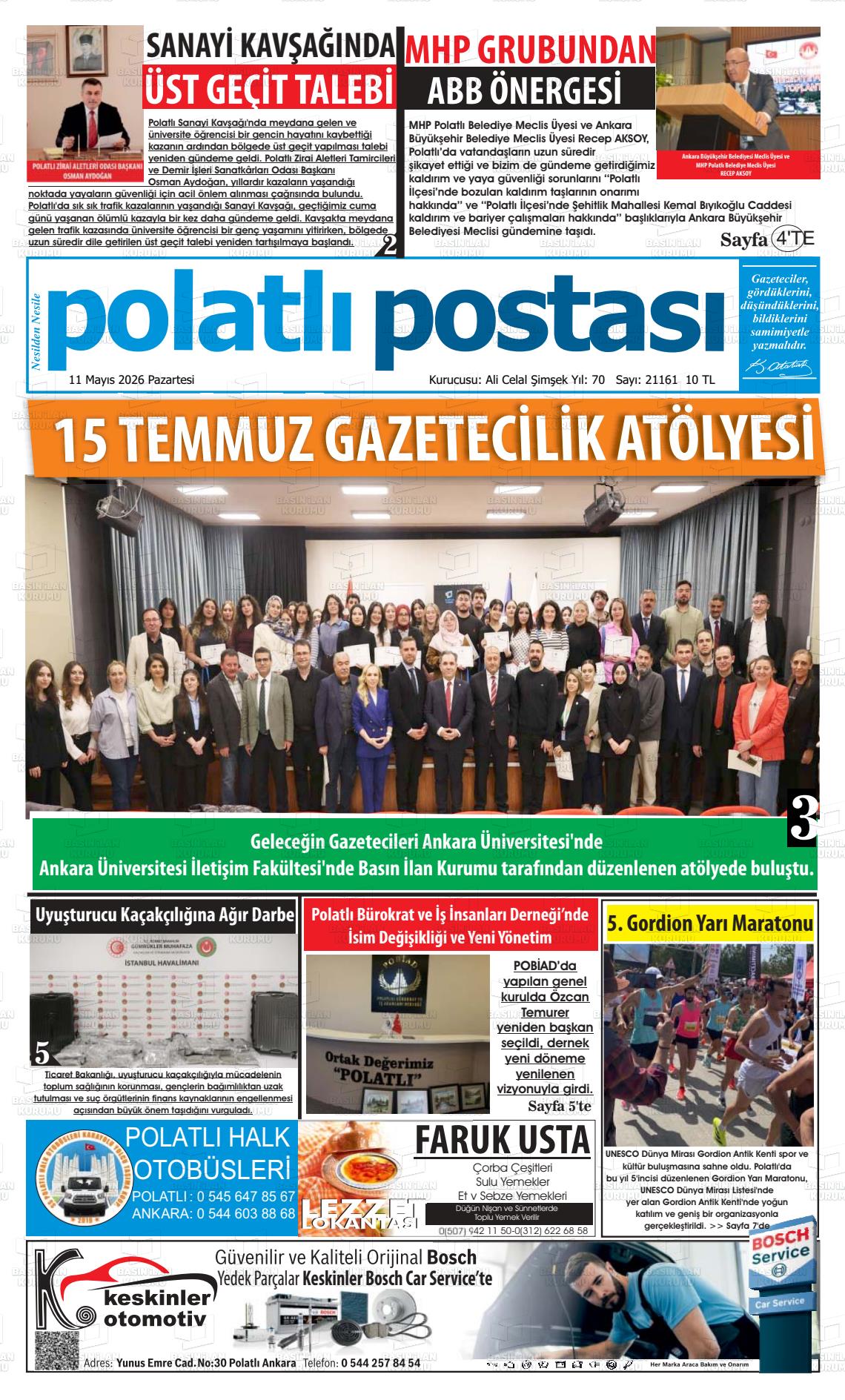 Ankara Polatlipostasi 11.05.2026