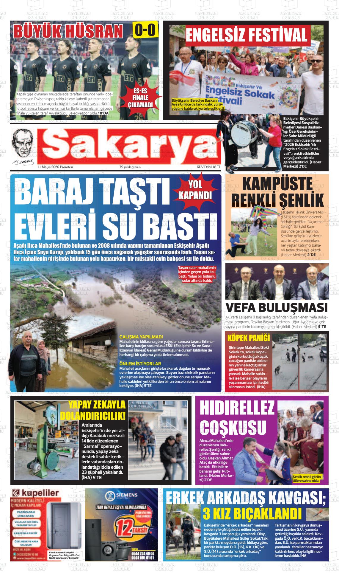 Eskisehir Sakarya 11.05.2026
