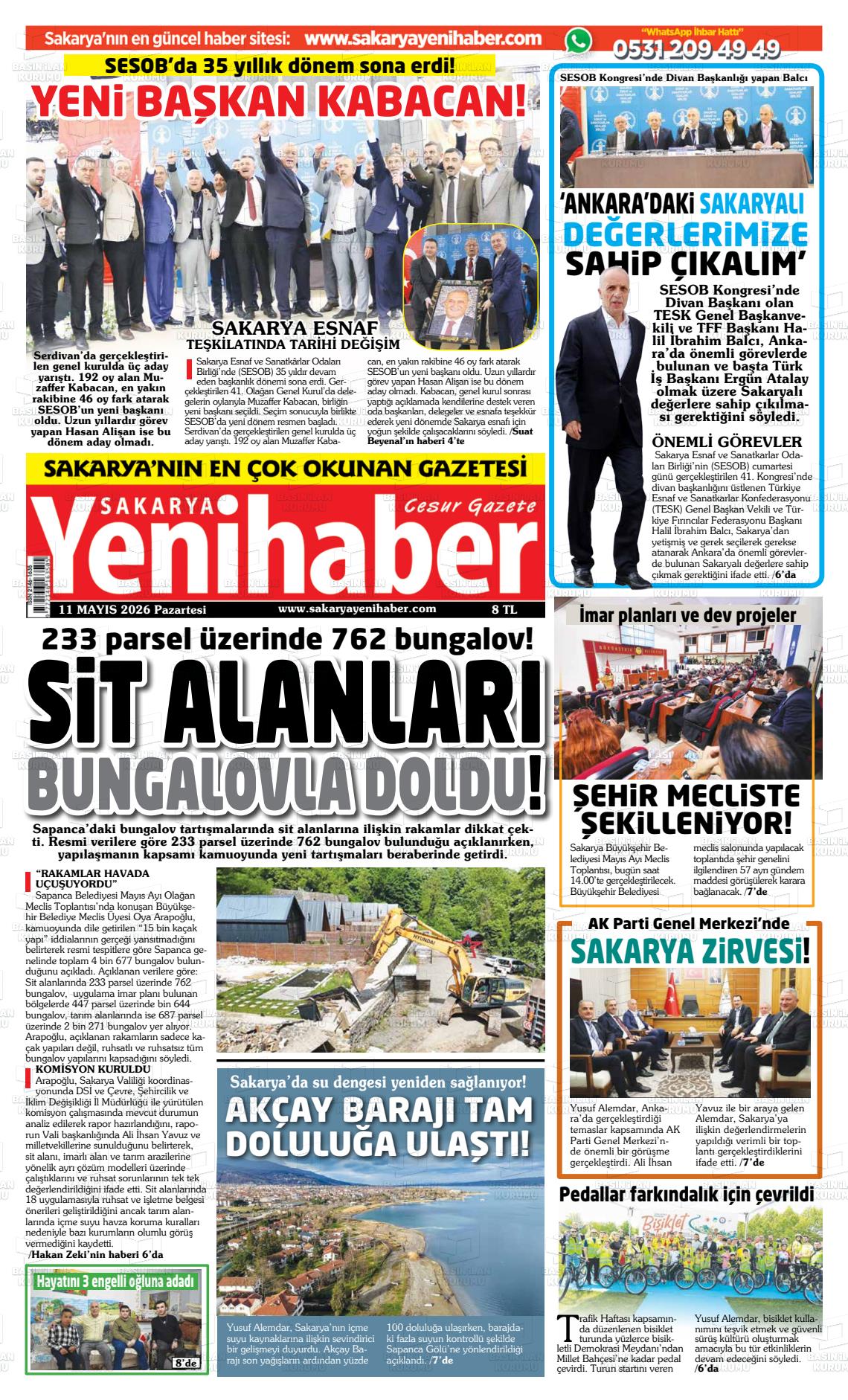 Sakarya Yenihaber 11.05.2026