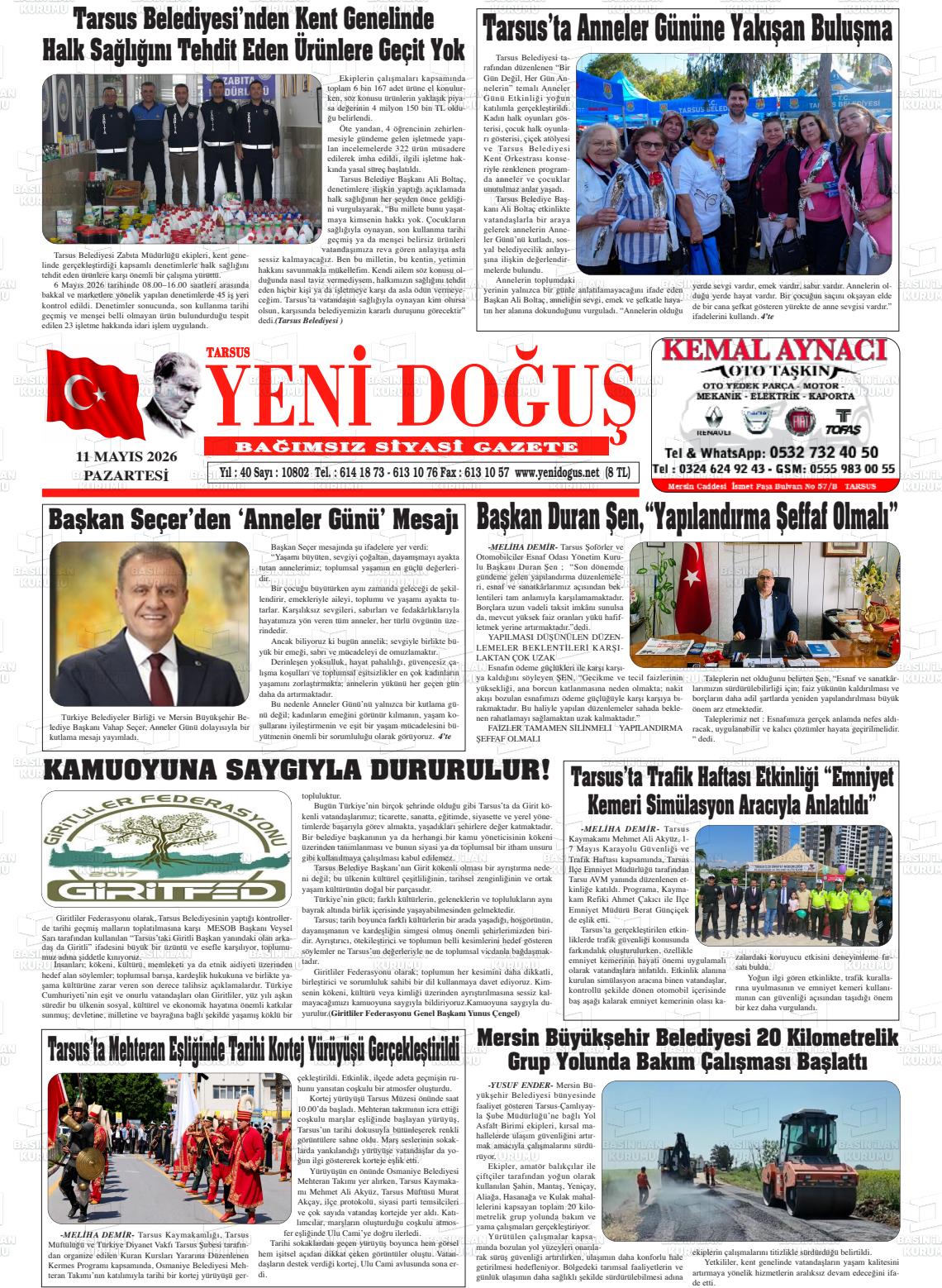 Mersin Tarsusyenidogus 11.05.2026