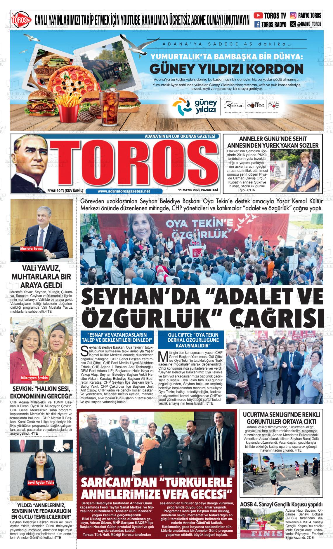 Antalya Toros 11.05.2026