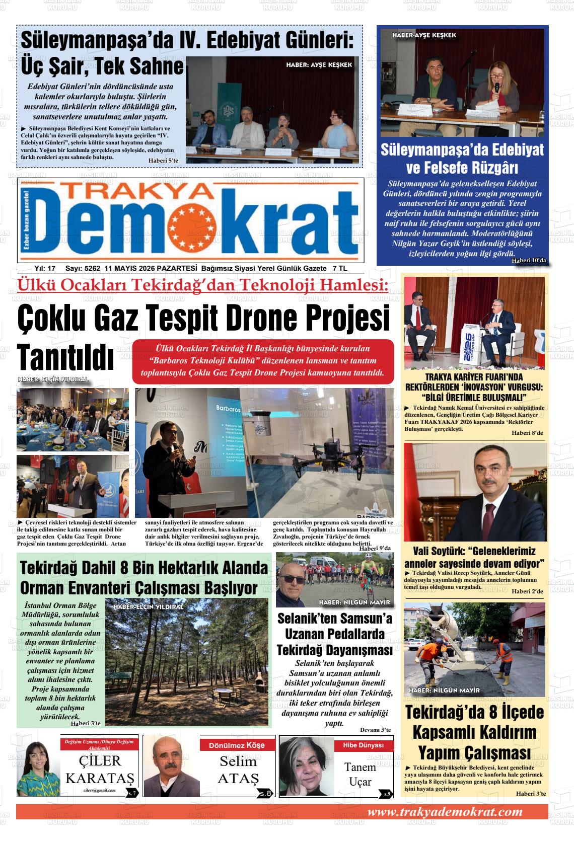 Tekirdag Trakyademokrat 11.05.2026