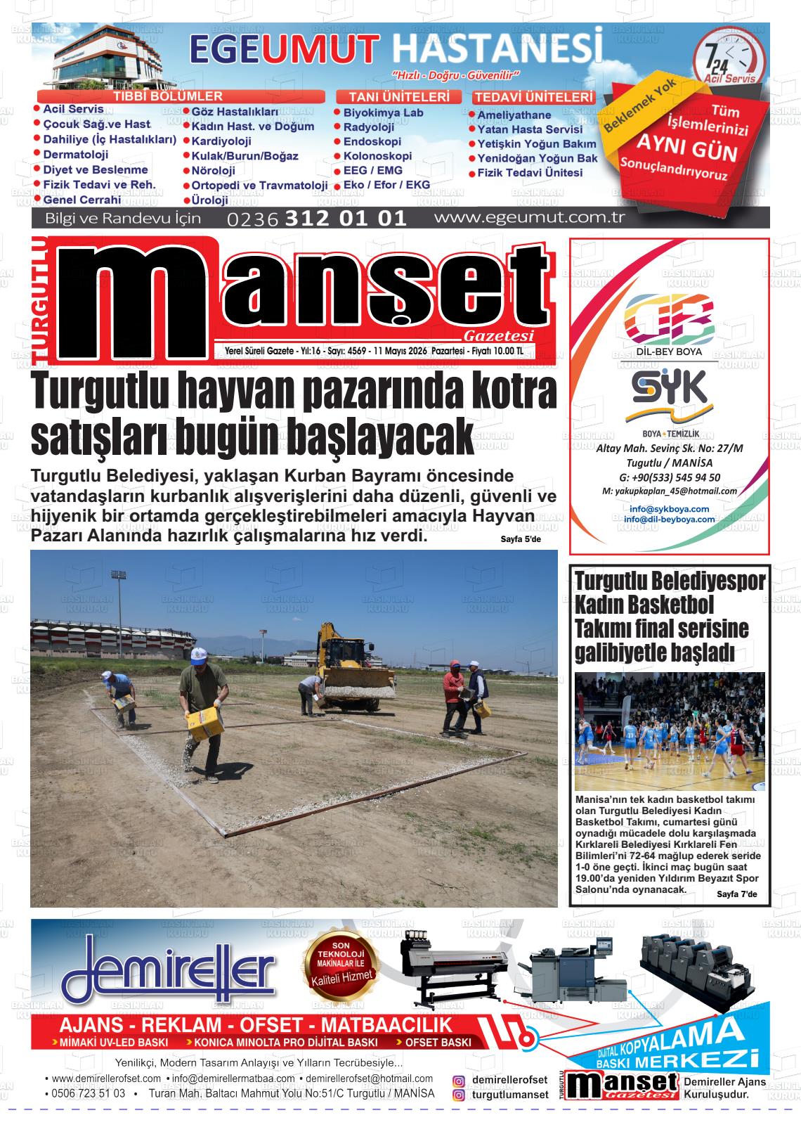 Manisa Turgutlumanset 11.05.2026