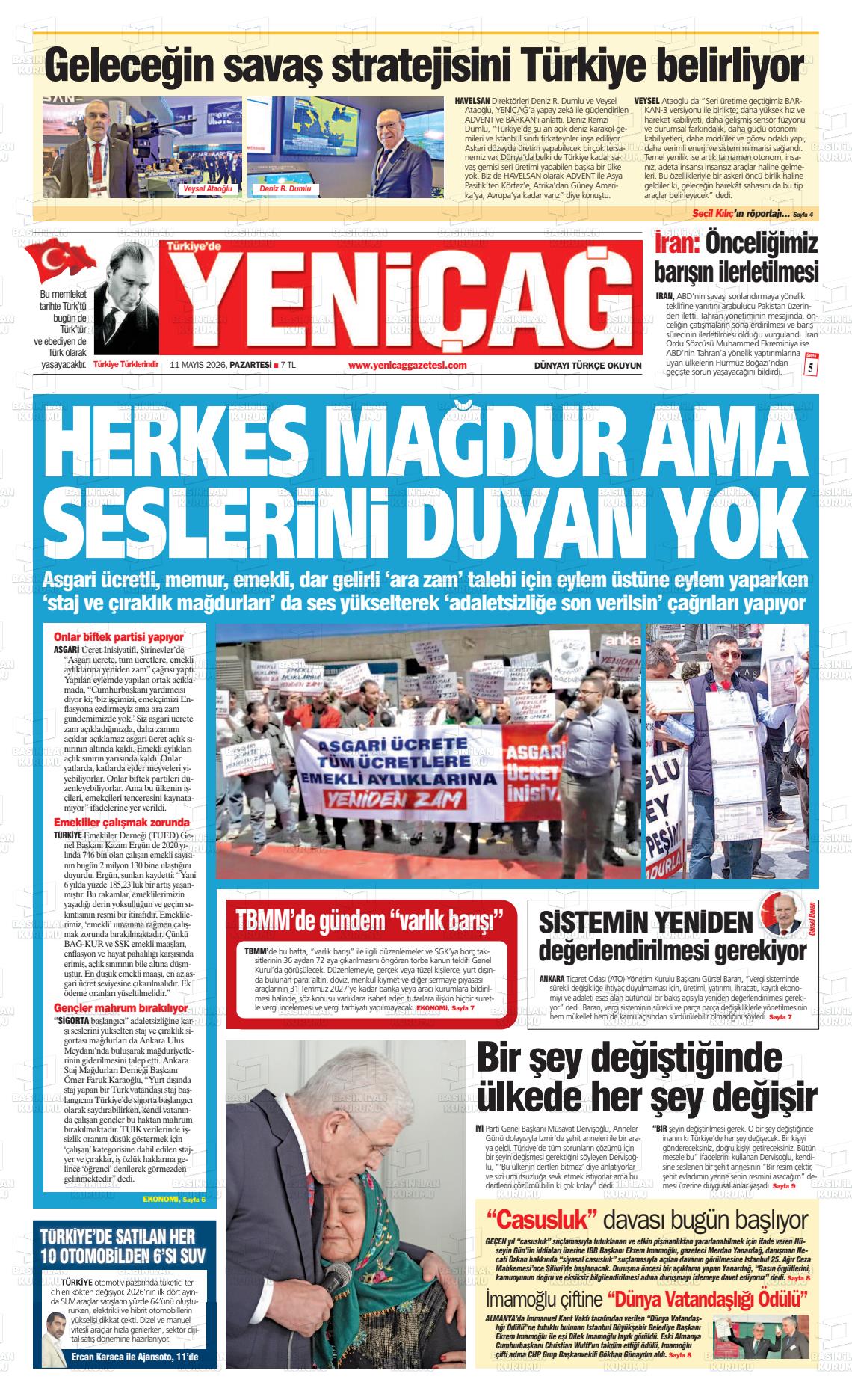 Istanbul Turkiyedeyenicag 11.05.2026