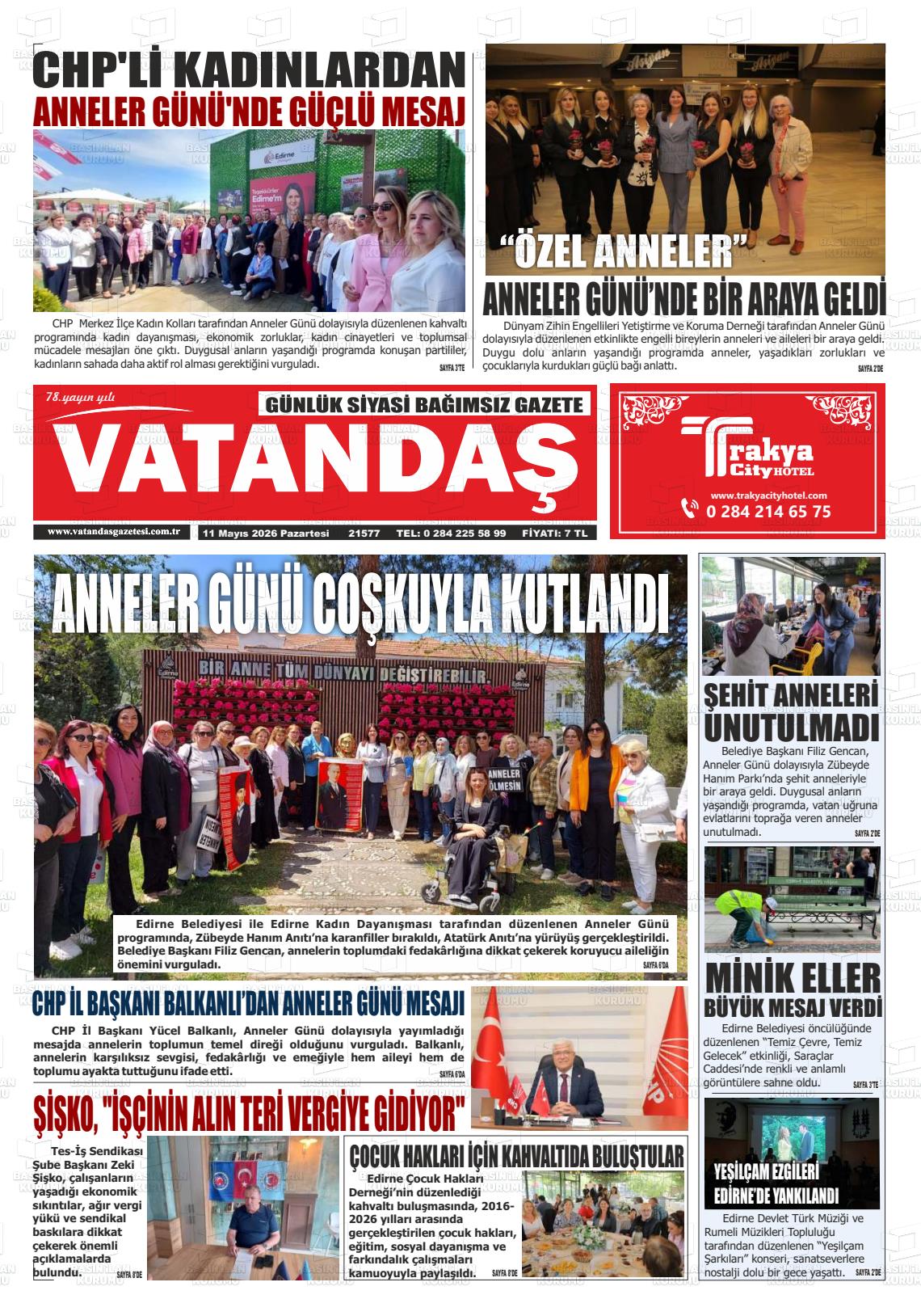 Edirne Vatandas 11.05.2026