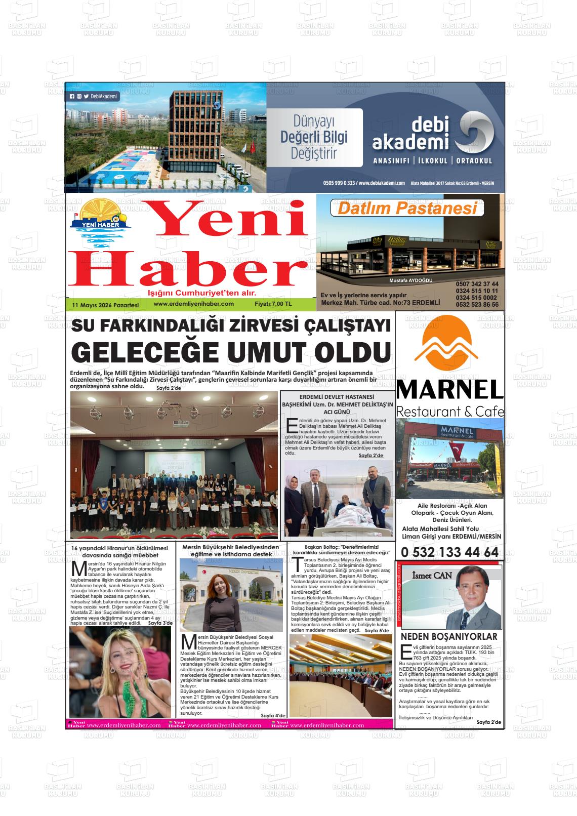 Konya Yenihaber 11.05.2026