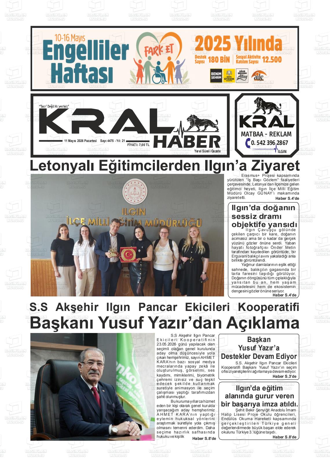 Konya Yeniilginpostasi 11.05.2026
